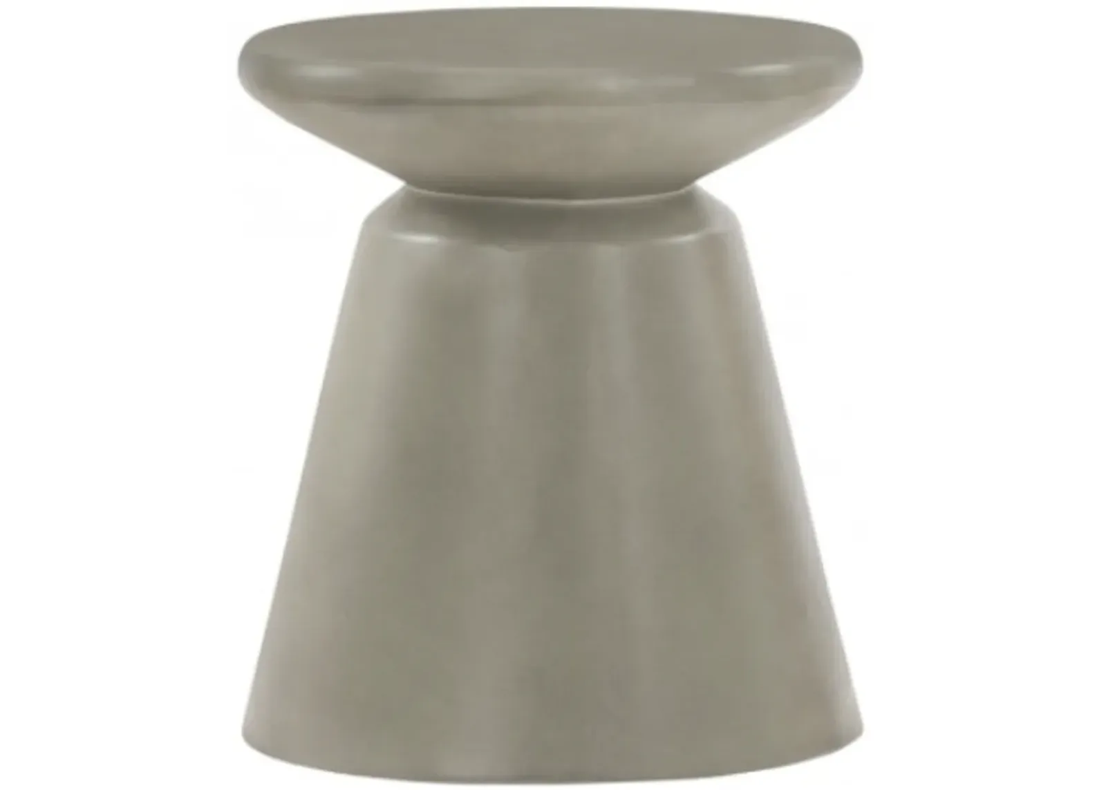 Armen Living Umbre Medium Gray Accent Stool