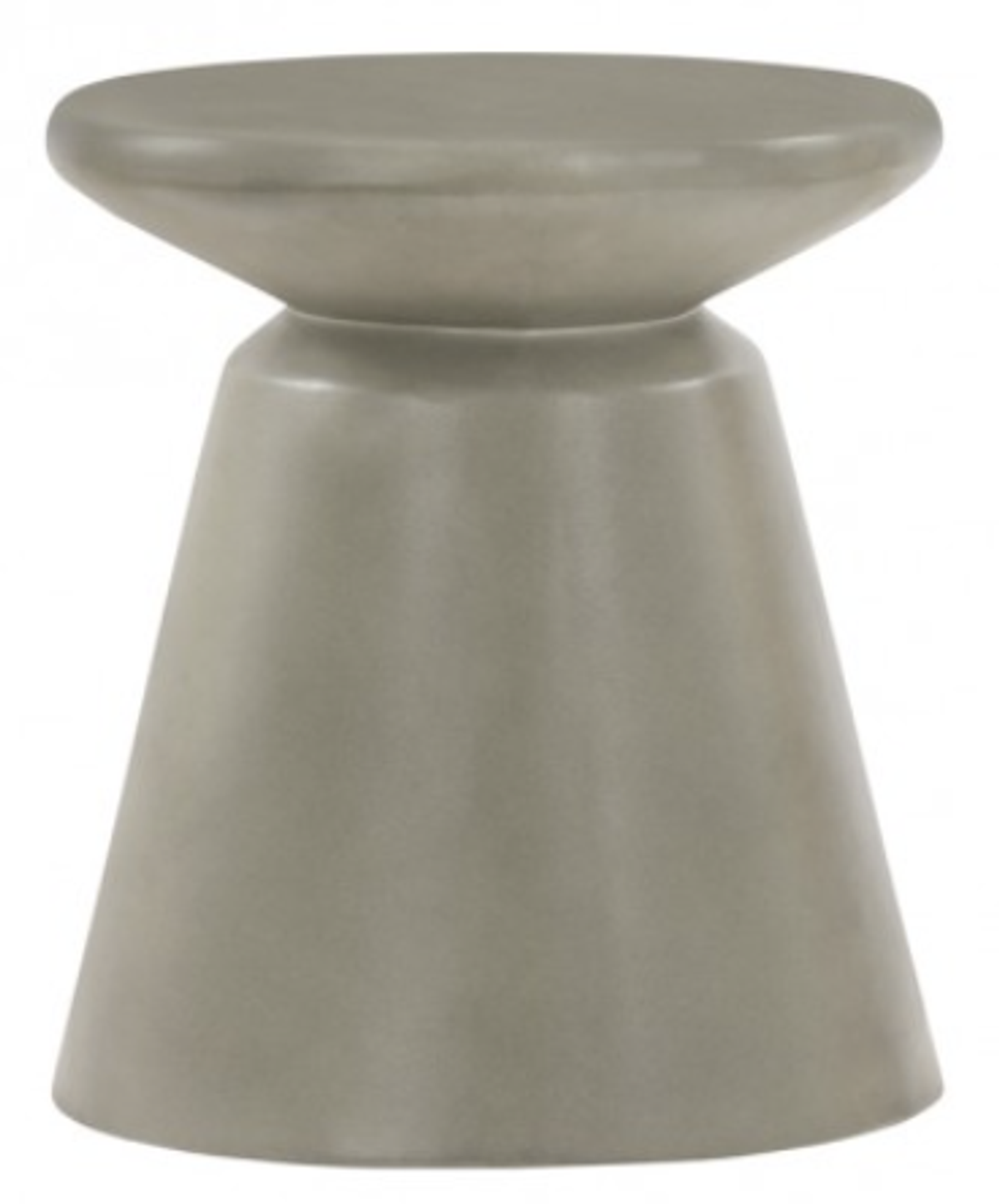 Armen Living Umbre Medium Gray Accent Stool