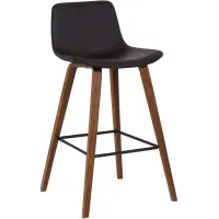 Armen Living Maddie Brown 26" Counter Height Stool