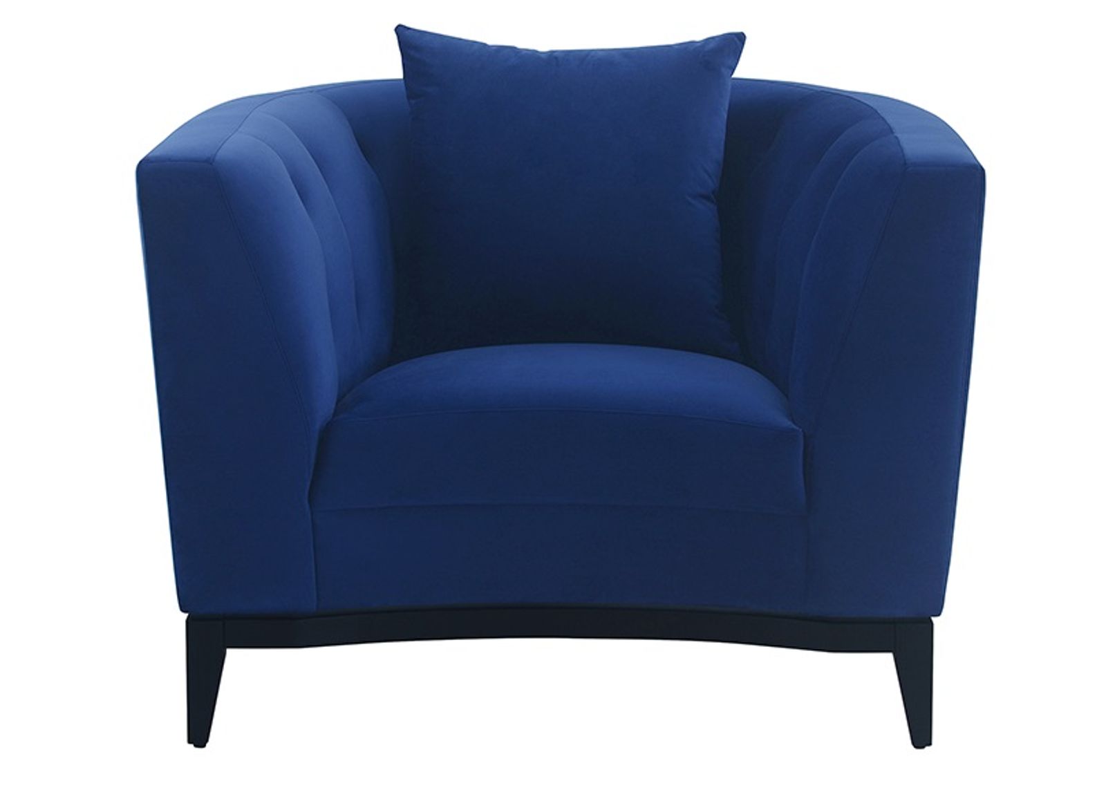 Armen Living Melange Blue Accent Chair