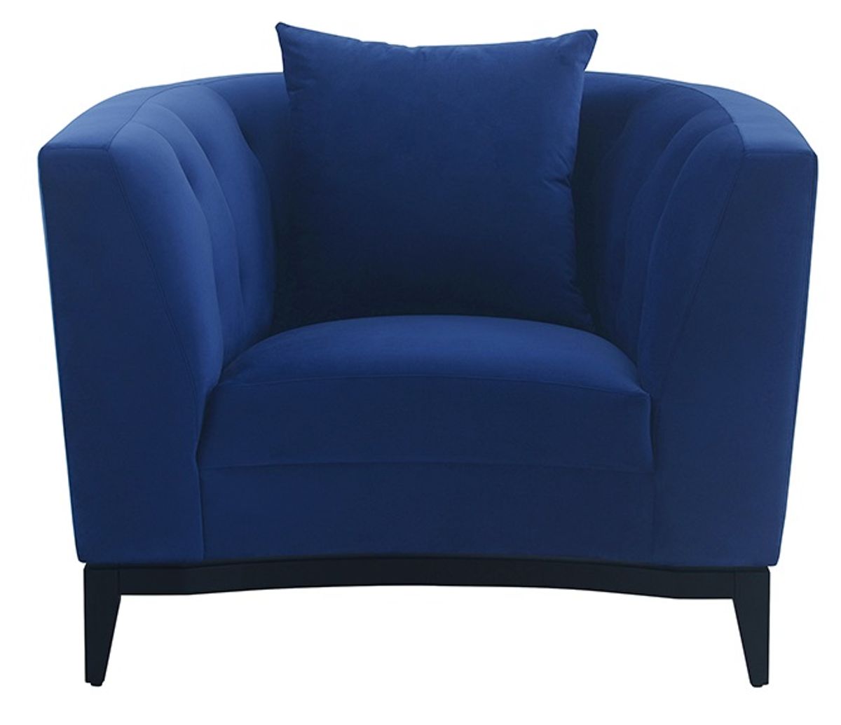 Armen Living Melange Blue Accent Chair