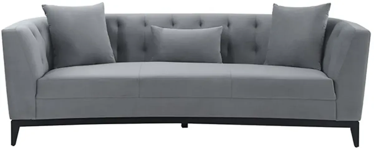 Armen Living Melange Gray Sofa