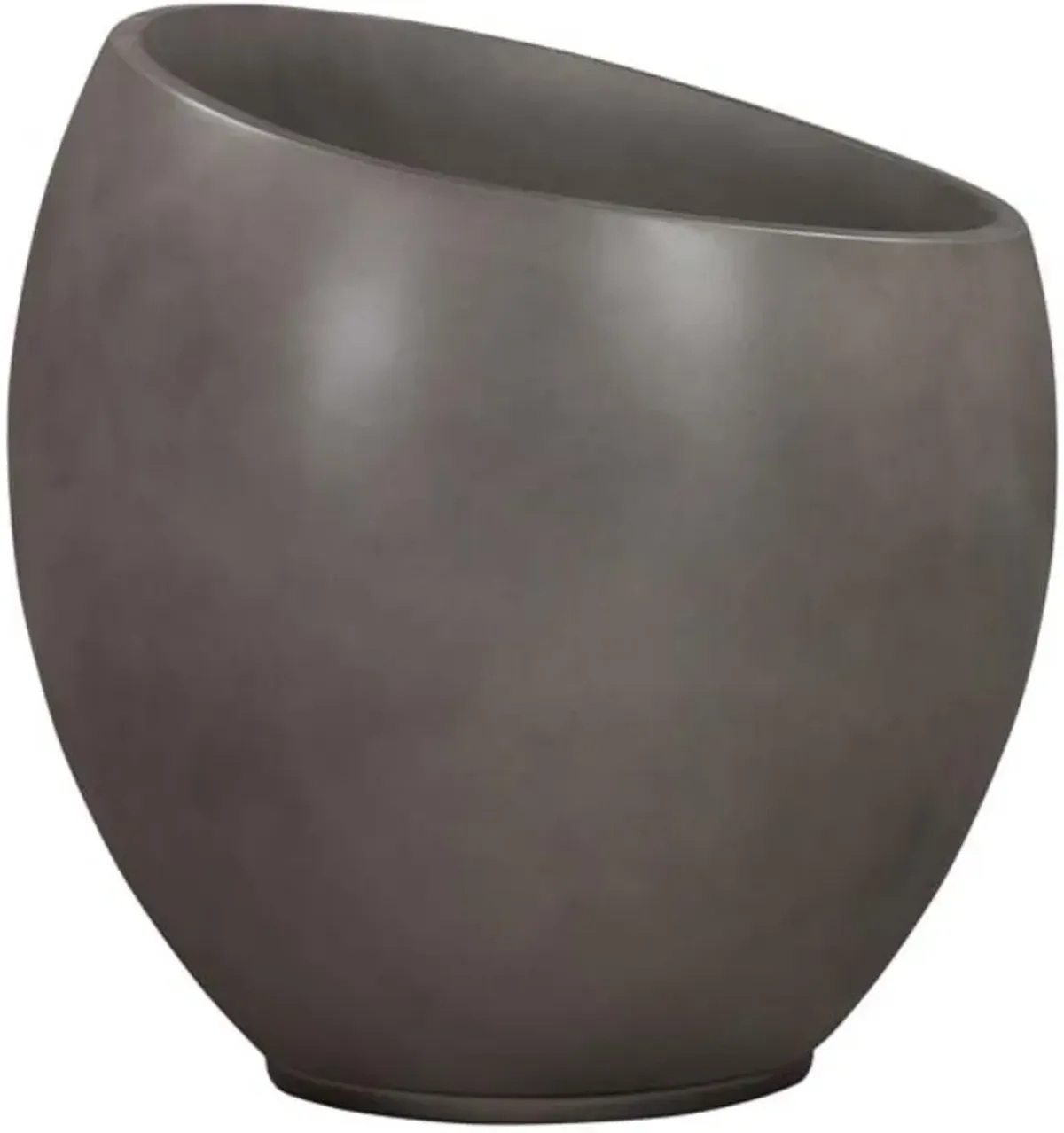 Armen Living Moonstone Grey Large Indoor/Outdoor Planter