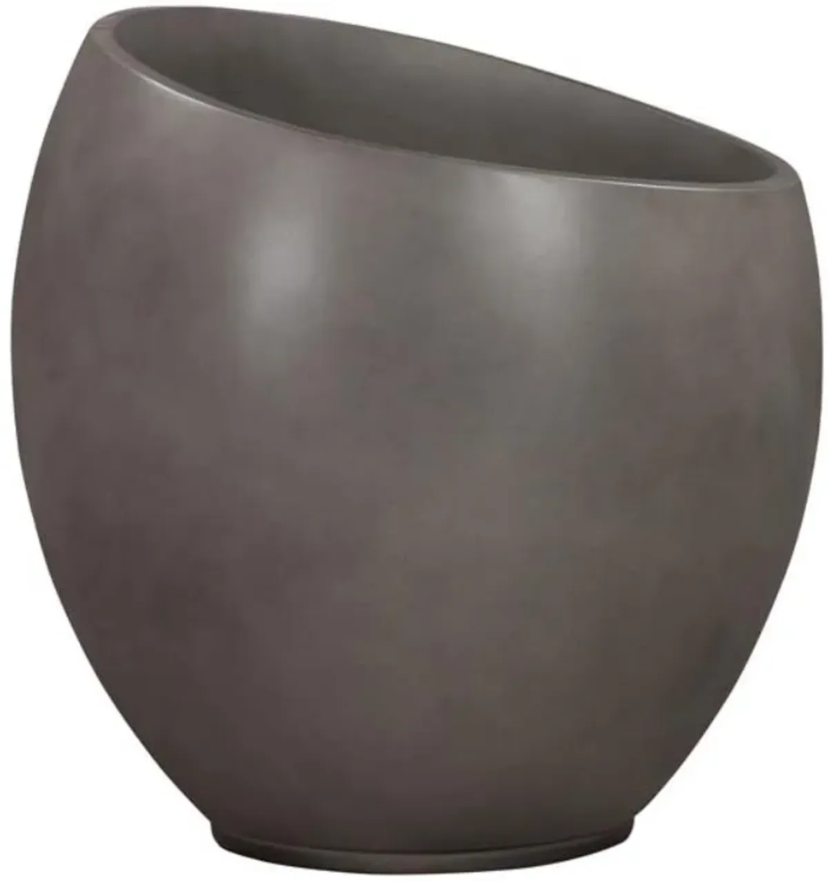 Armen Living Moonstone Grey Large Indoor/Outdoor Planter