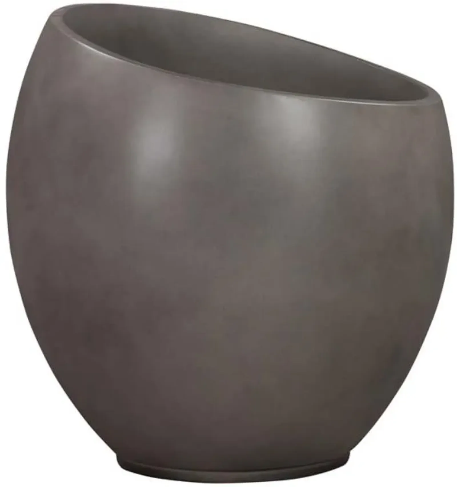 Armen Living Moonstone Grey Large Indoor/Outdoor Planter