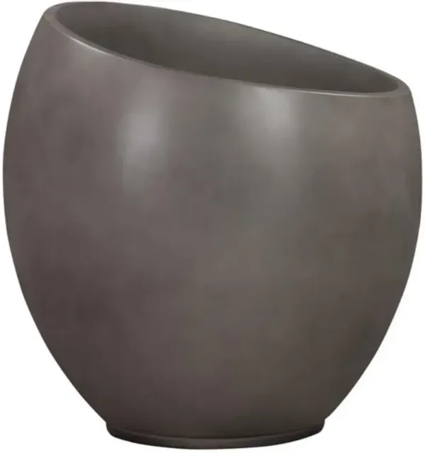Armen Living Moonstone Grey Large Indoor/Outdoor Planter