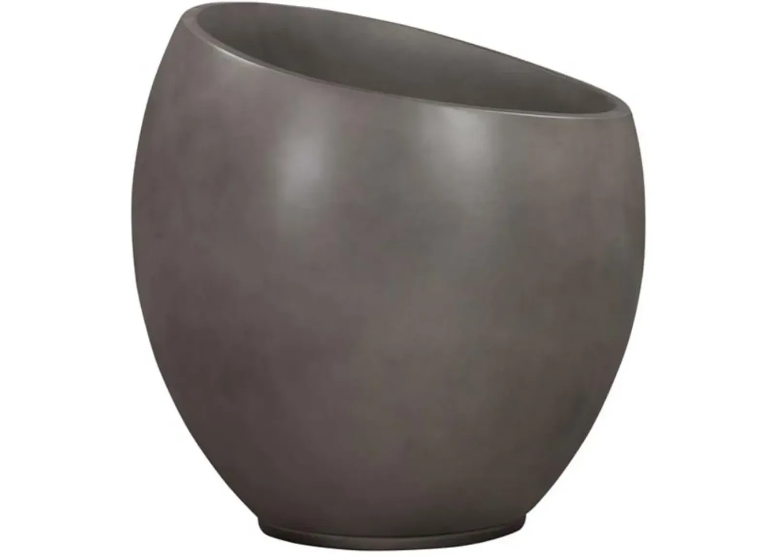 Armen Living Moonstone Grey Large Indoor/Outdoor Planter