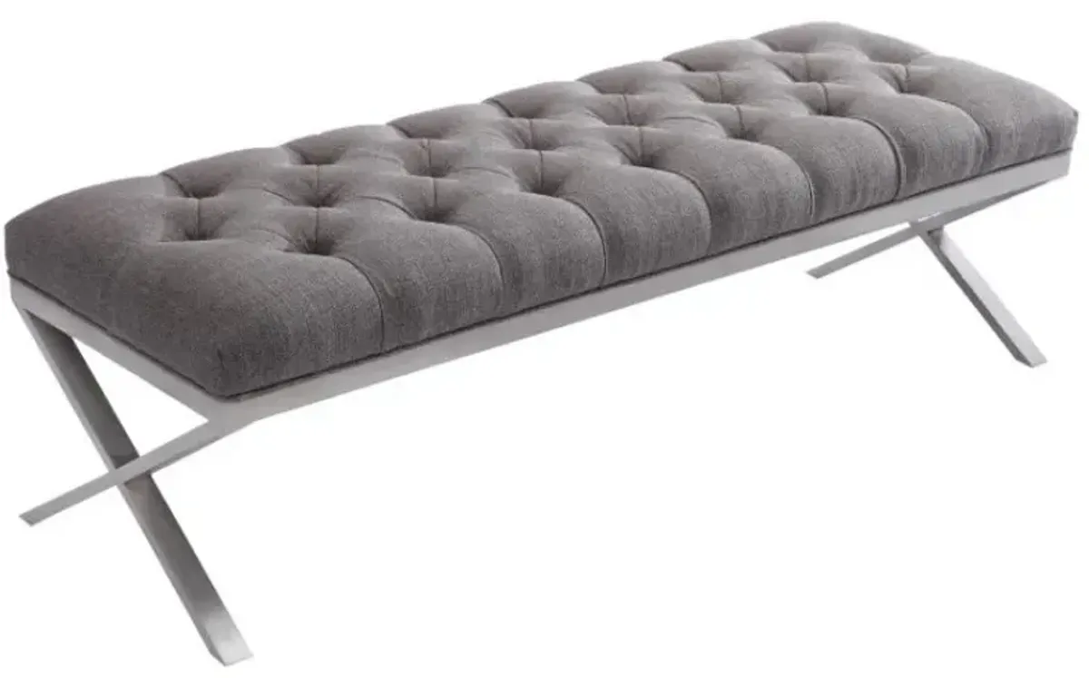 Armen Living Milo Gray Bench