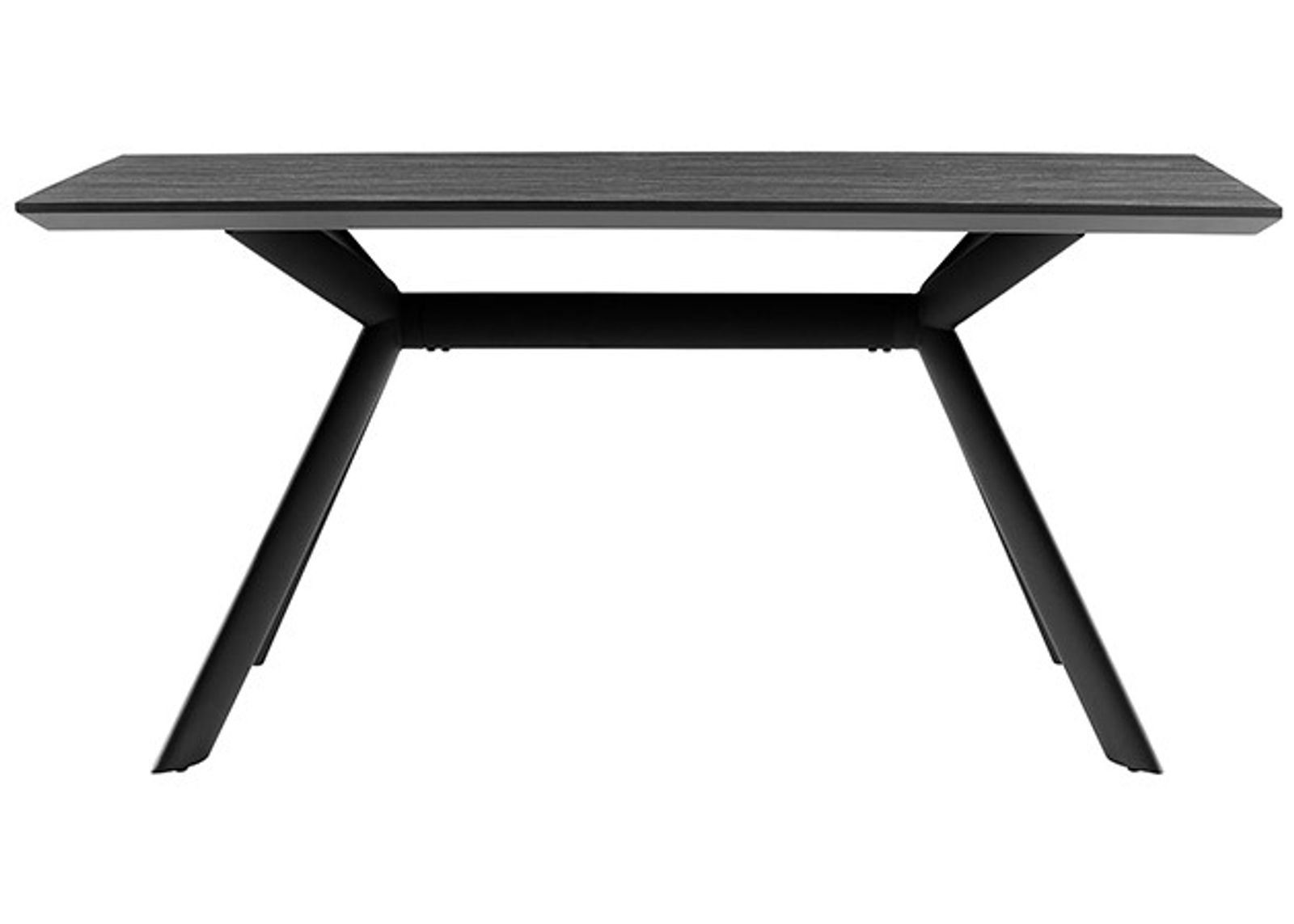 Armen Living Margot Dark Gray/Black Dining Table