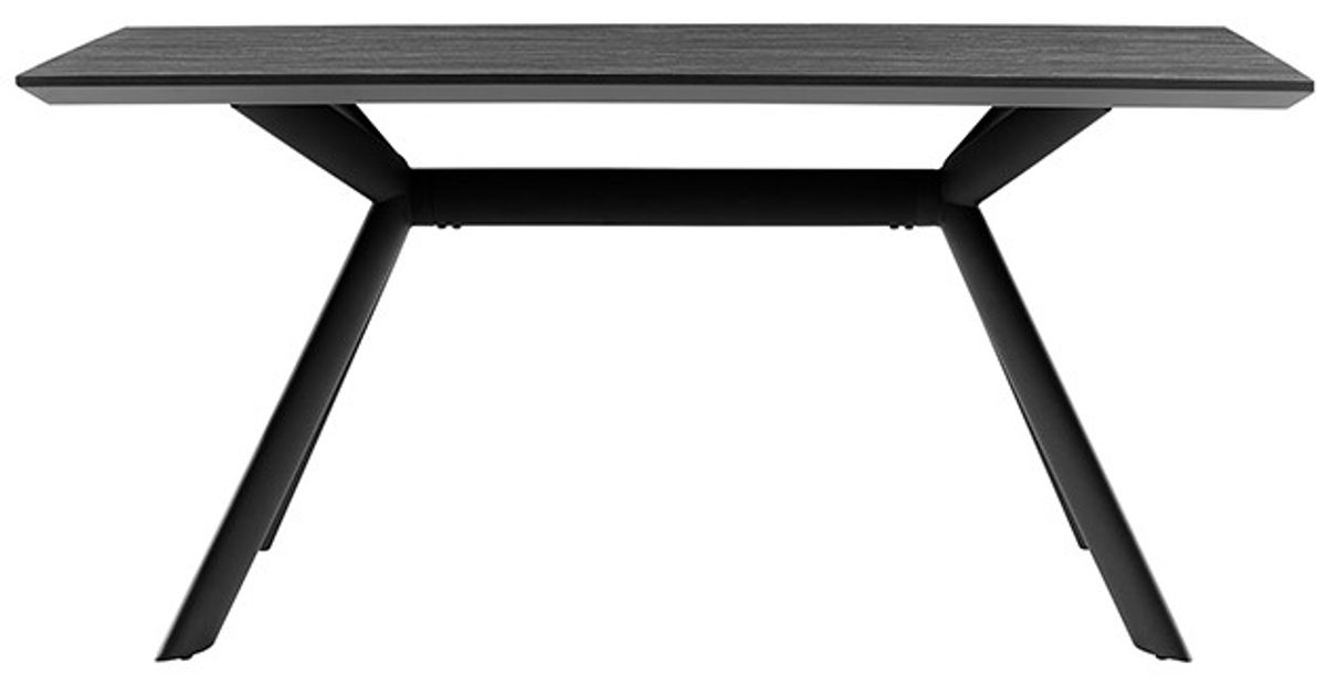 Armen Living Margot Dark Gray/Black Dining Table