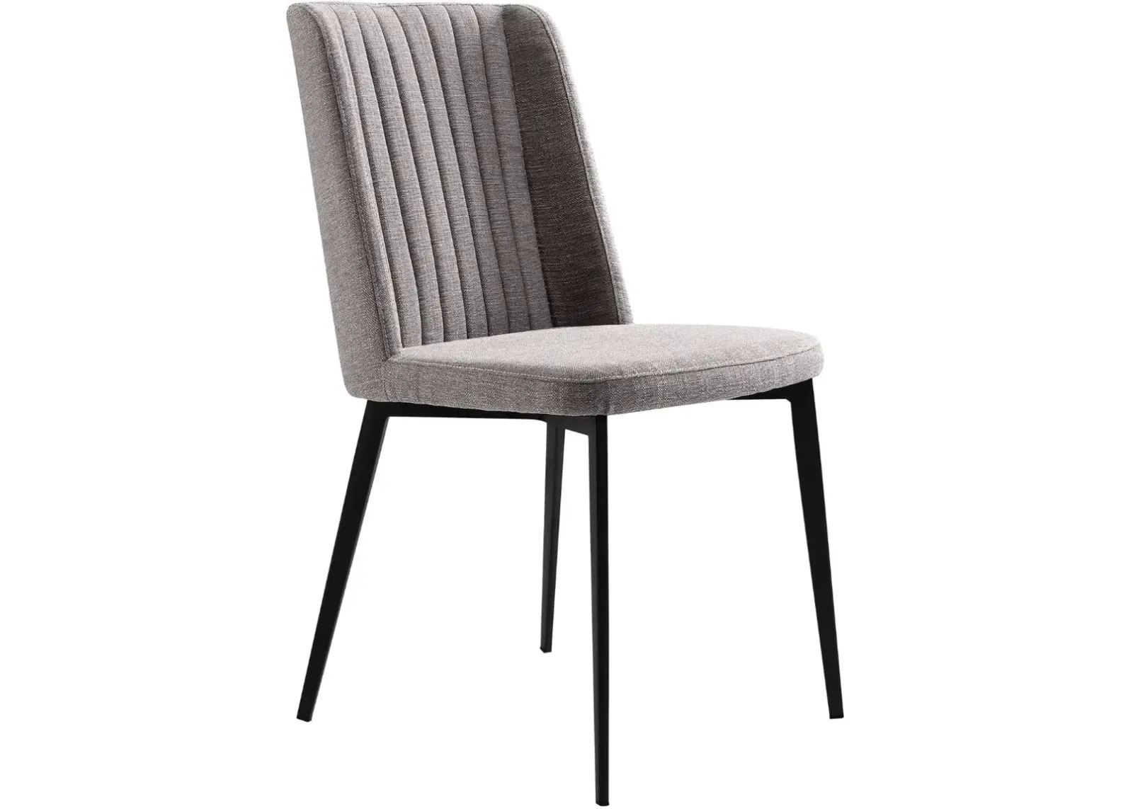 Armen Living Maine 2-Piece Gray Dining Chairs