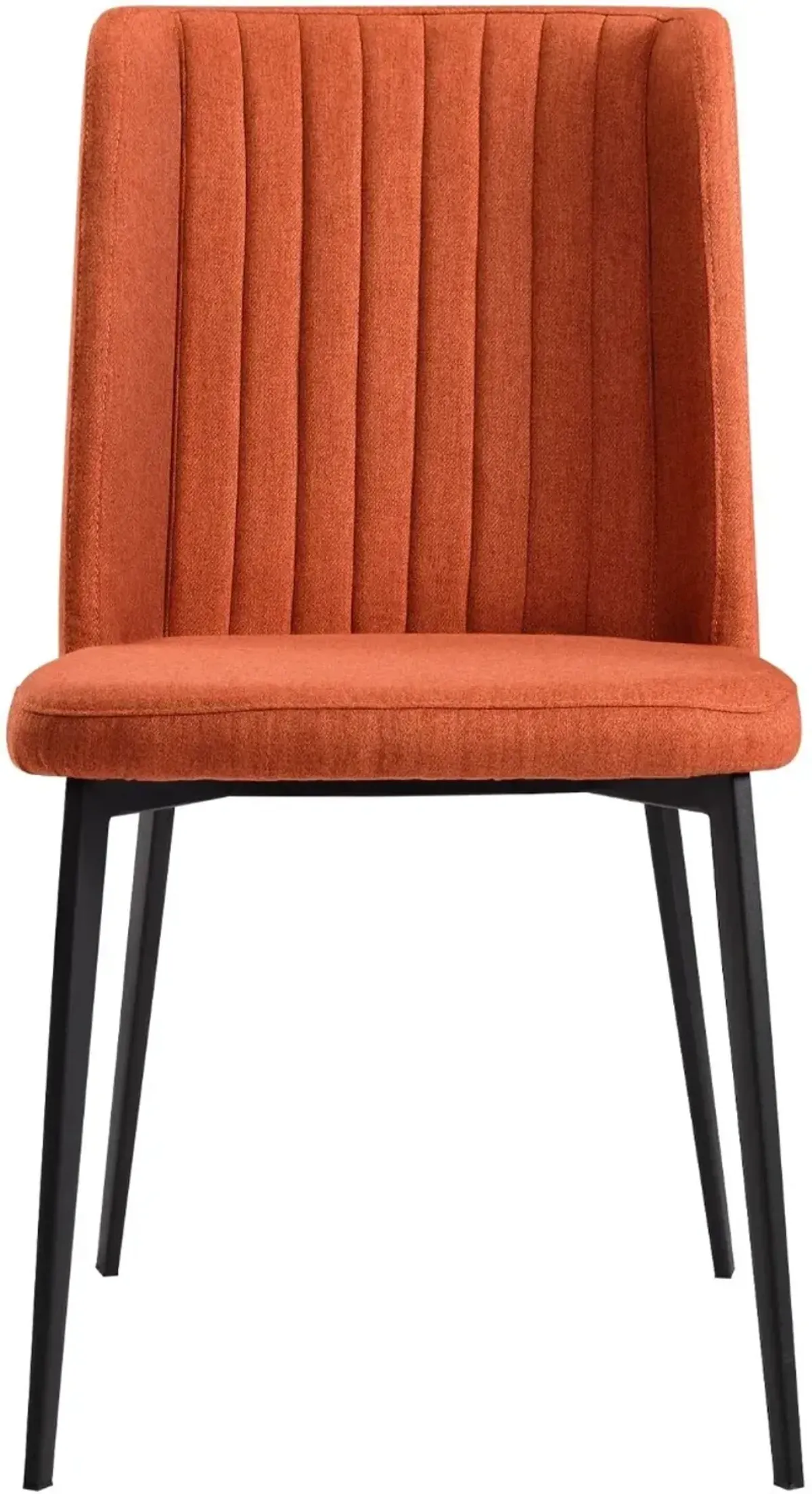 Armen Living Maine 2-Piece Orange Dining Chairs