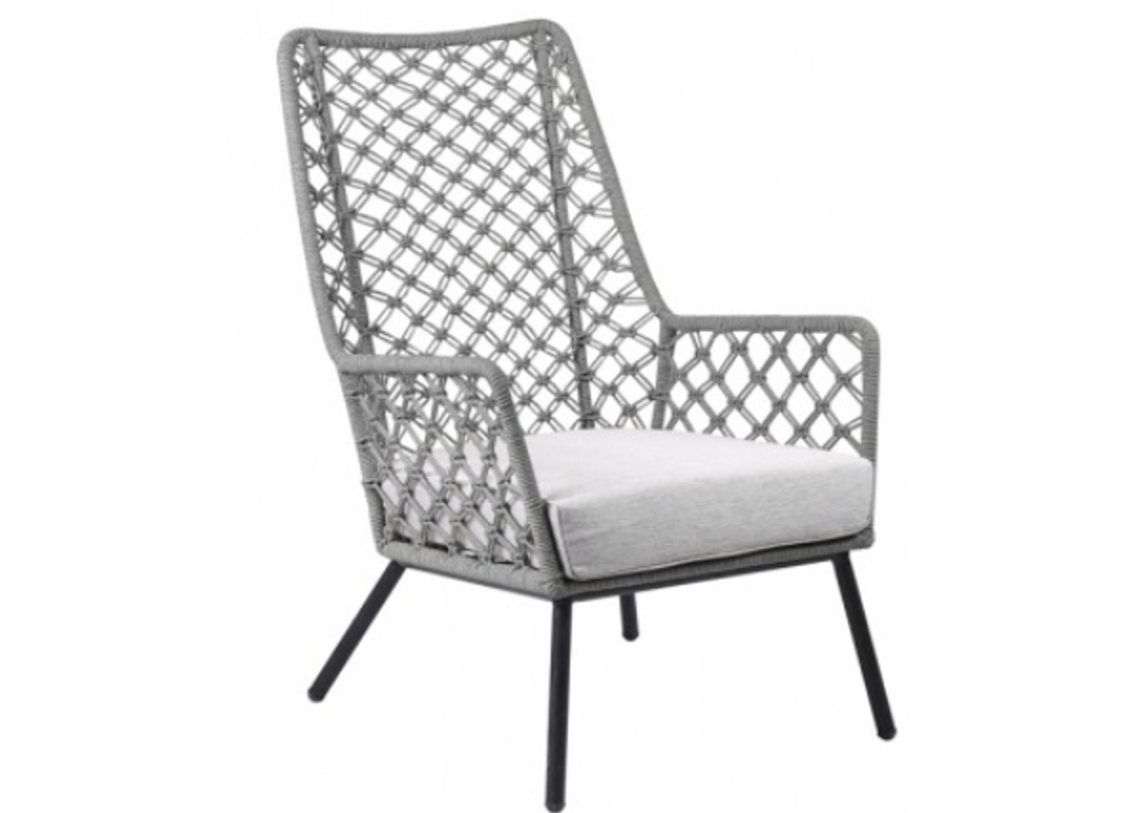 Armen Living Marco Gray Lounge Chair