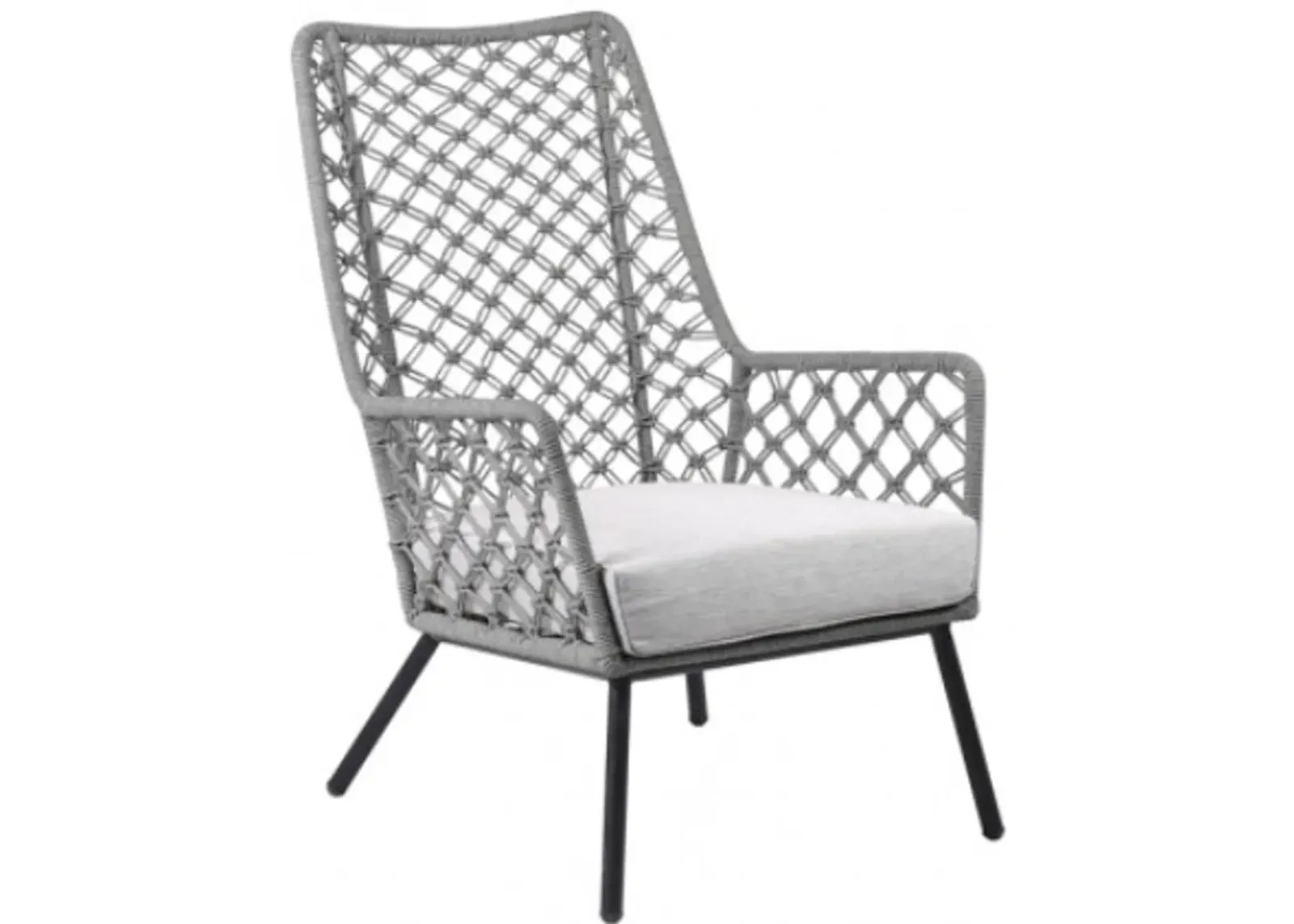 Armen Living Marco Gray Lounge Chair