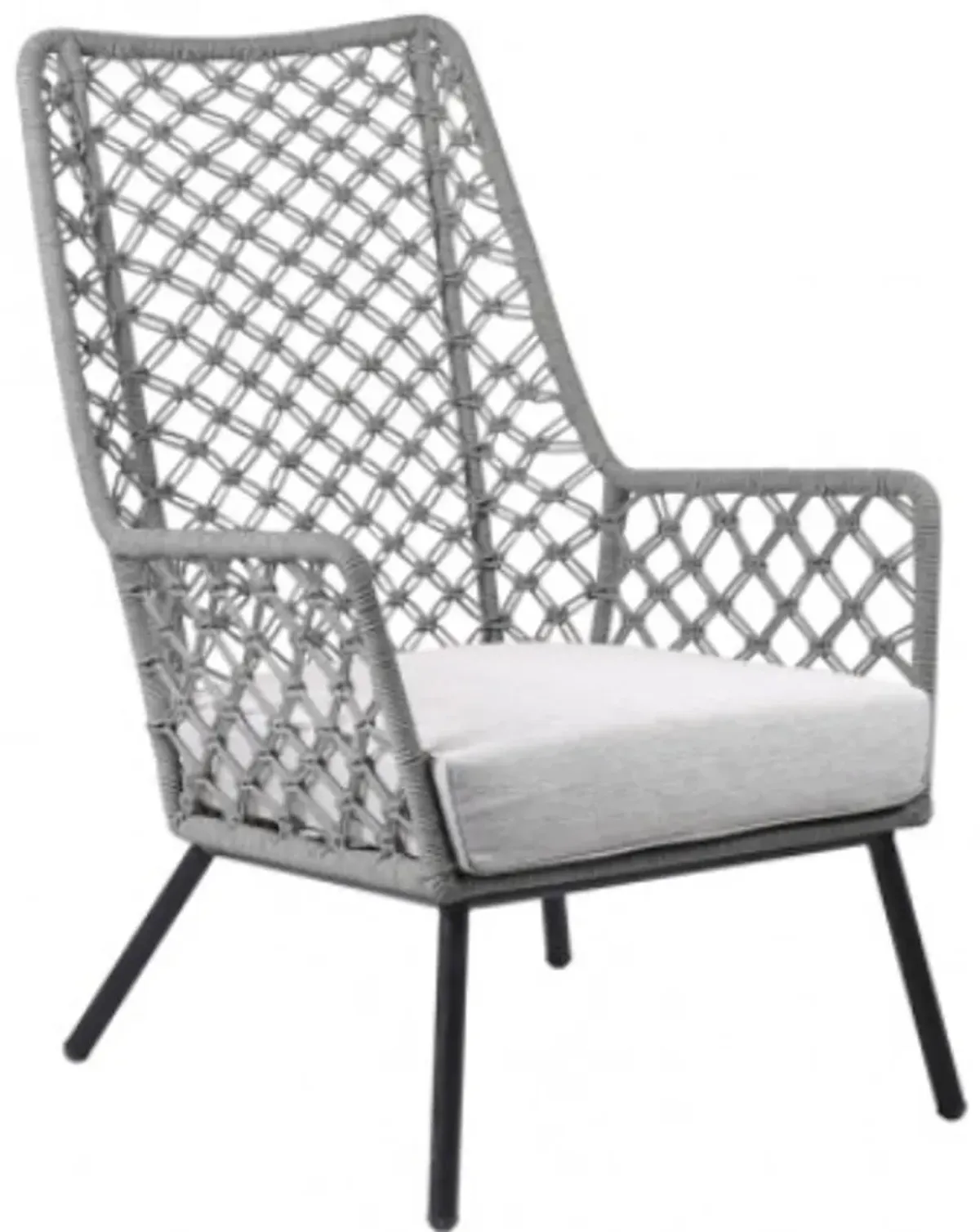 Armen Living Marco Gray Lounge Chair