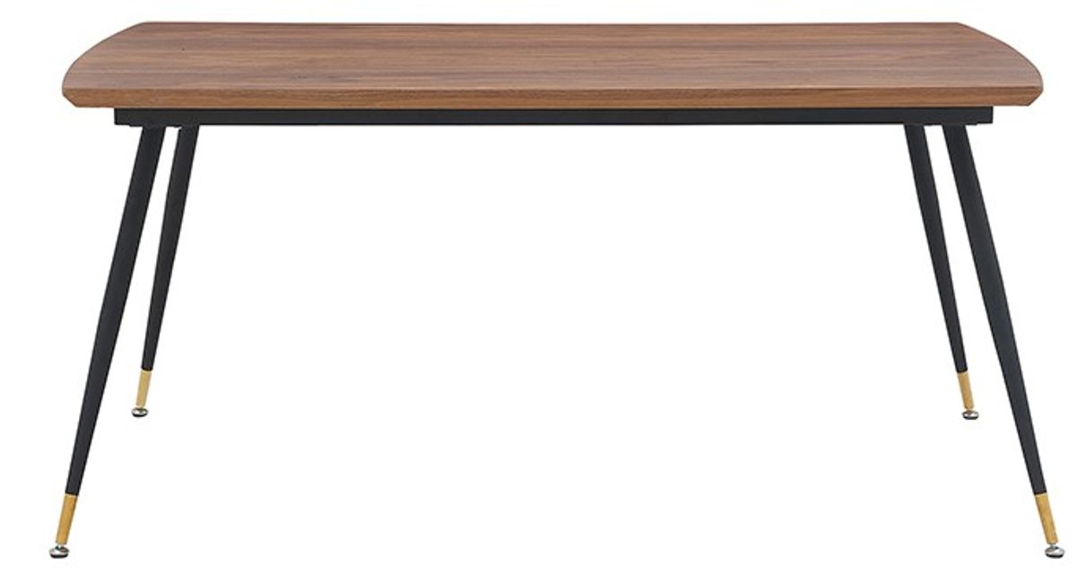 Armen Living Messina Walnut Dining Table