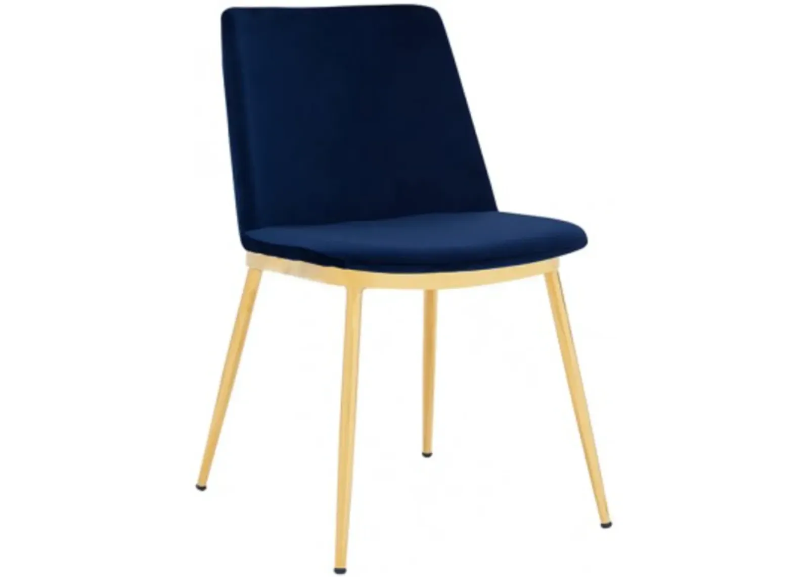 Armen Living Messina 2-Piece Blue Dining Chairs