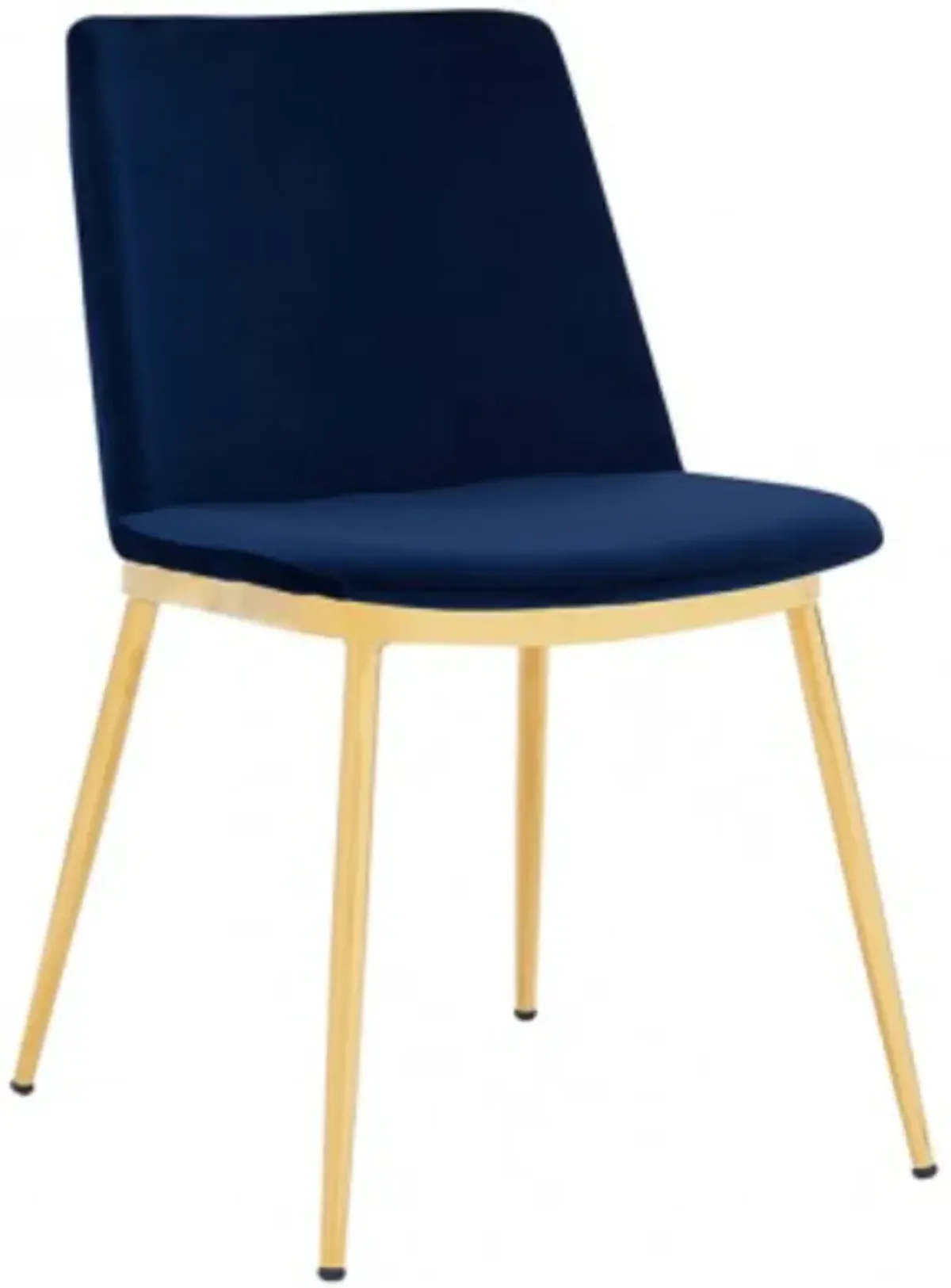 Armen Living Messina 2-Piece Blue Dining Chairs