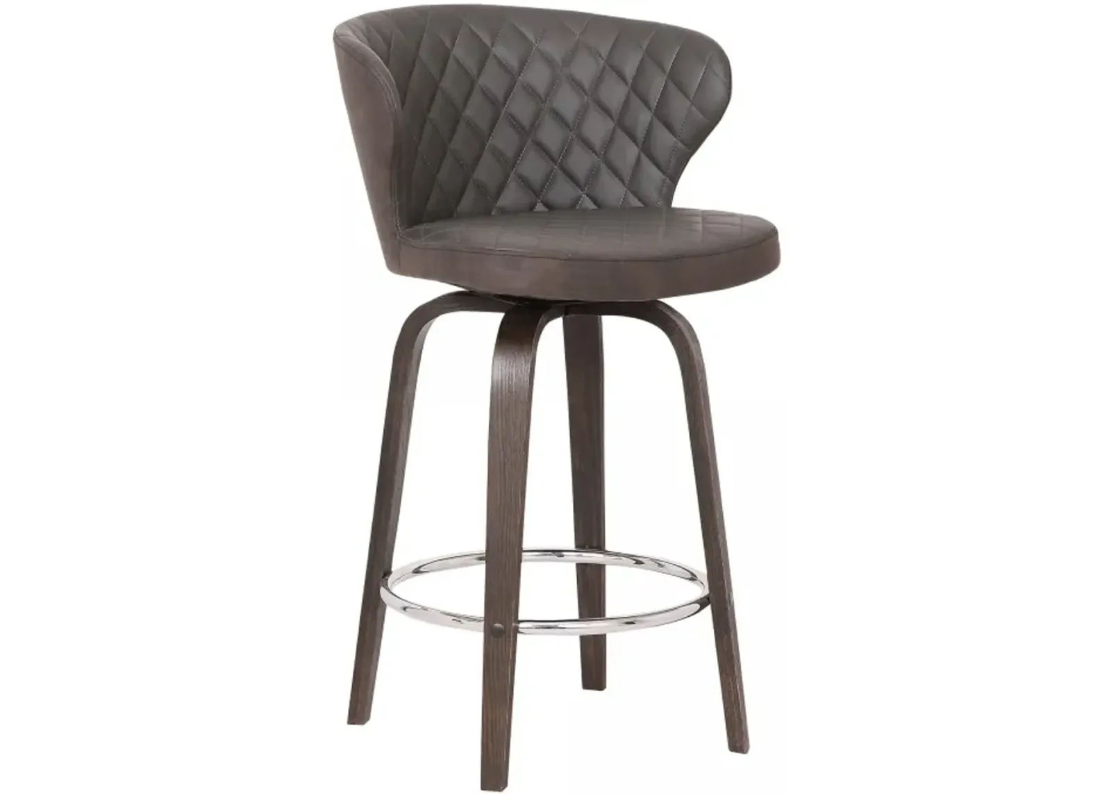 Armen Living Mynette Brown 26" Swivel Bar Stool