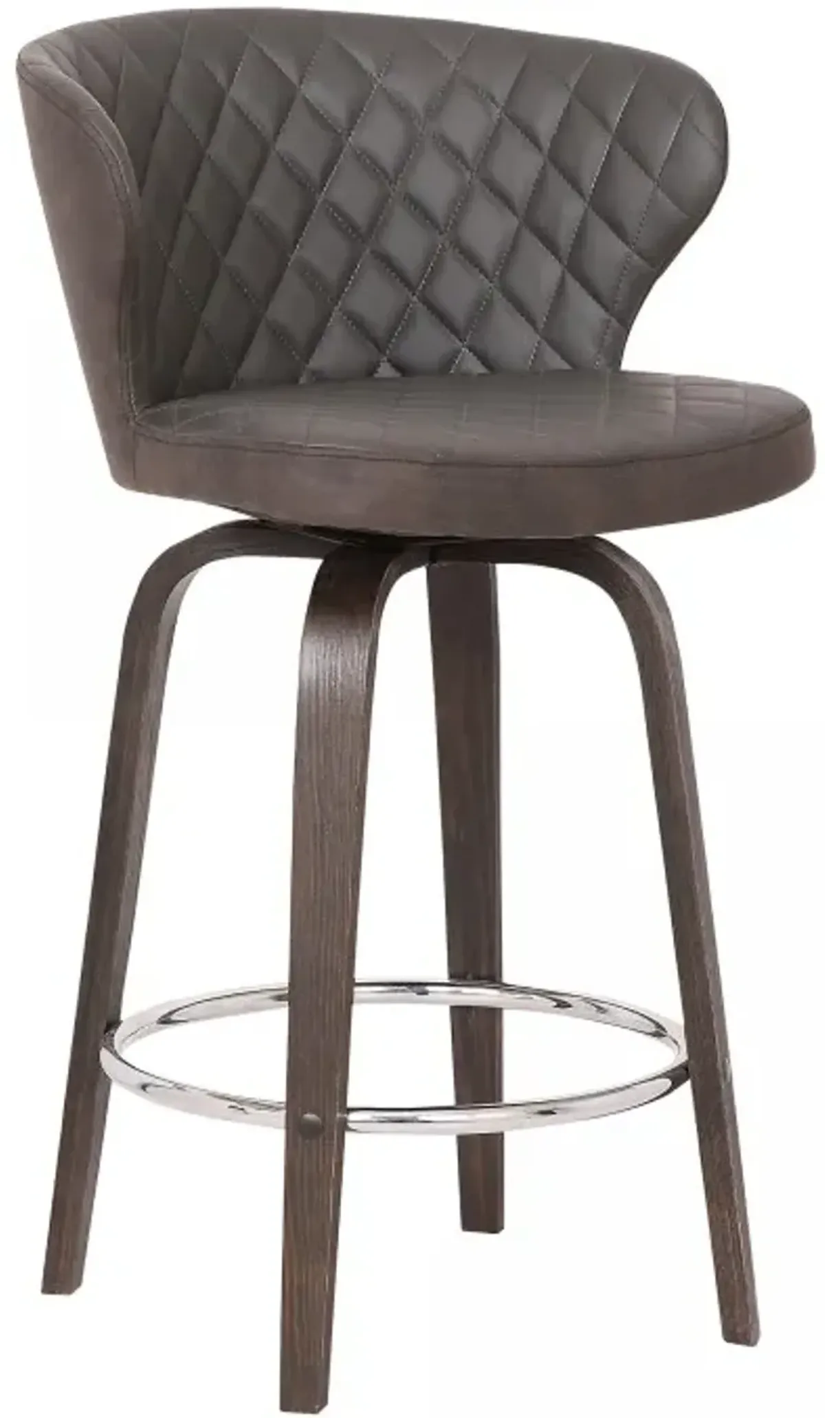 Armen Living Mynette Brown 26" Swivel Bar Stool