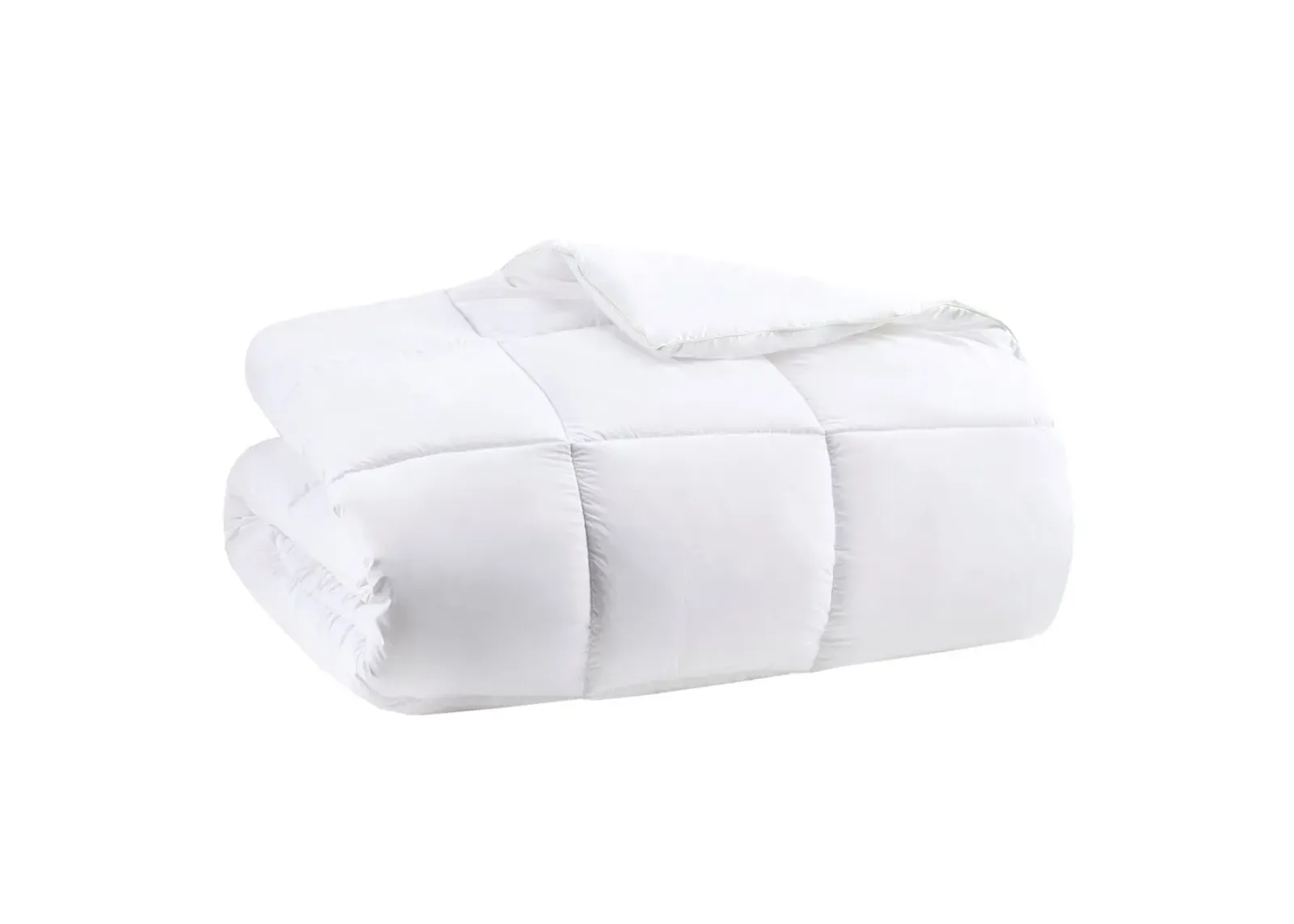 Olliix by Clean Spaces Allergen Barrier White Twin Anti-Microbial Down Alternative Comforter