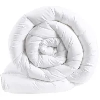 Olliix by Clean Spaces Allergen Barrier White King Anti-Microbial Down Alternative Comforter