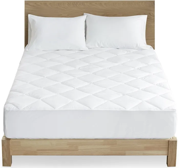 Olliix by Clean Spaces Allergen Barrier White Anti-Microbial Mattress Pad