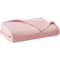 Olliix by Clean Spaces Antimicrobial Plush Blush Full/Queen Blanket