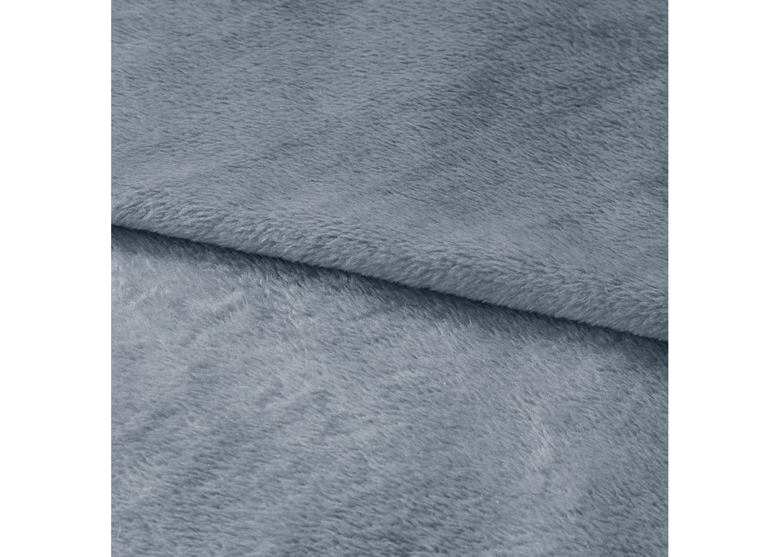 Olliix by Clean Spaces Blue Full/Queen  Antimicrobial Plush Blanket