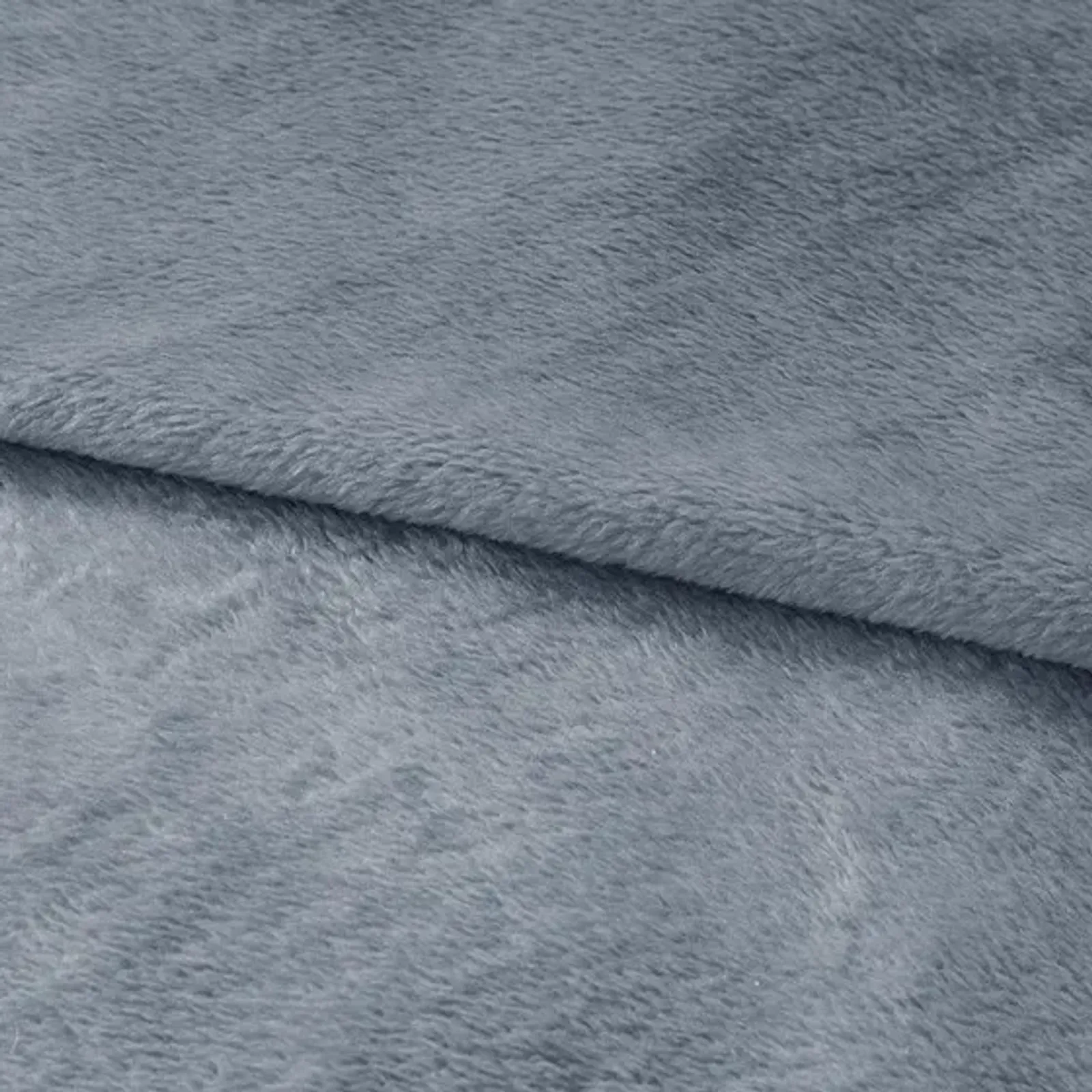 Olliix by Clean Spaces Antimicrobial Plush Charcoal King Blanket