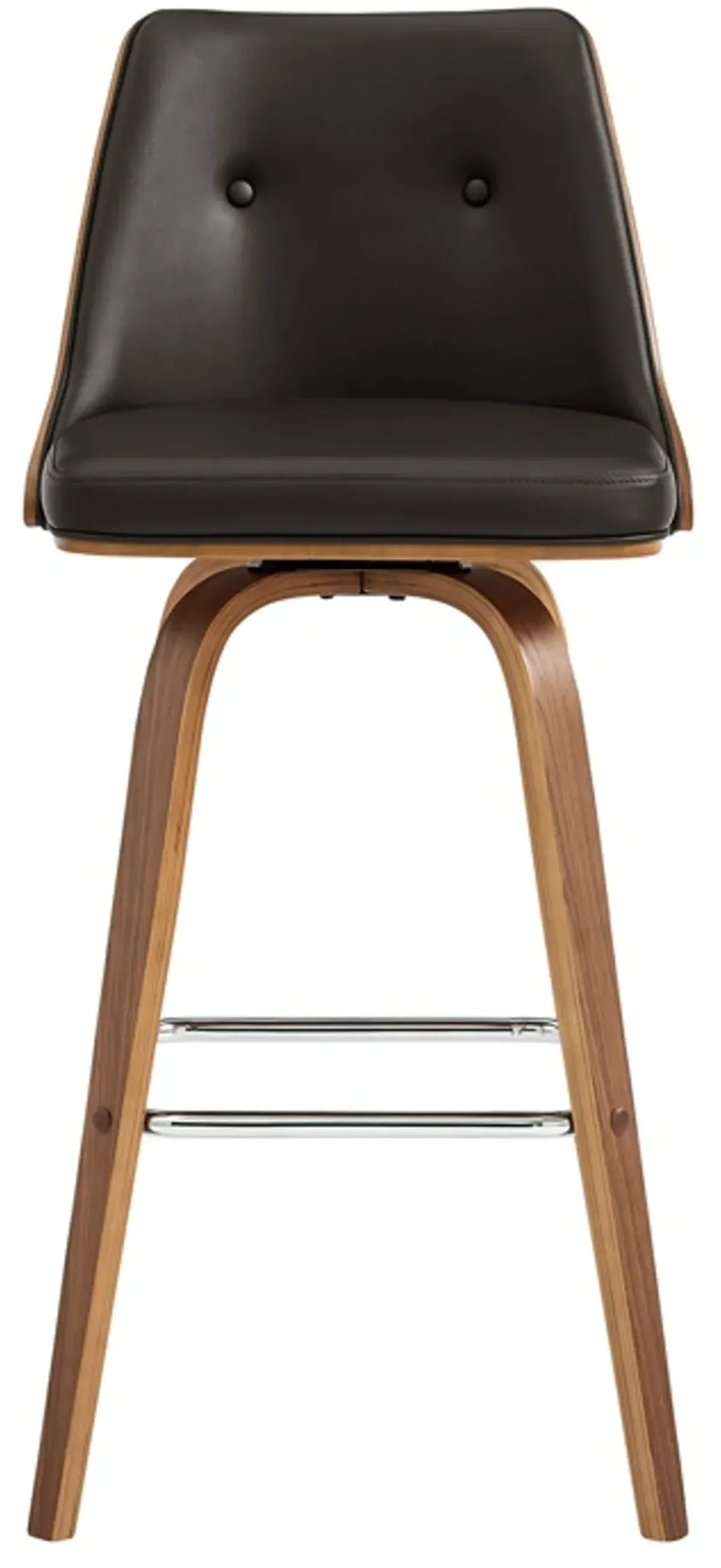 Armen Living Nolte Brown 30" Swivel Bar Stool