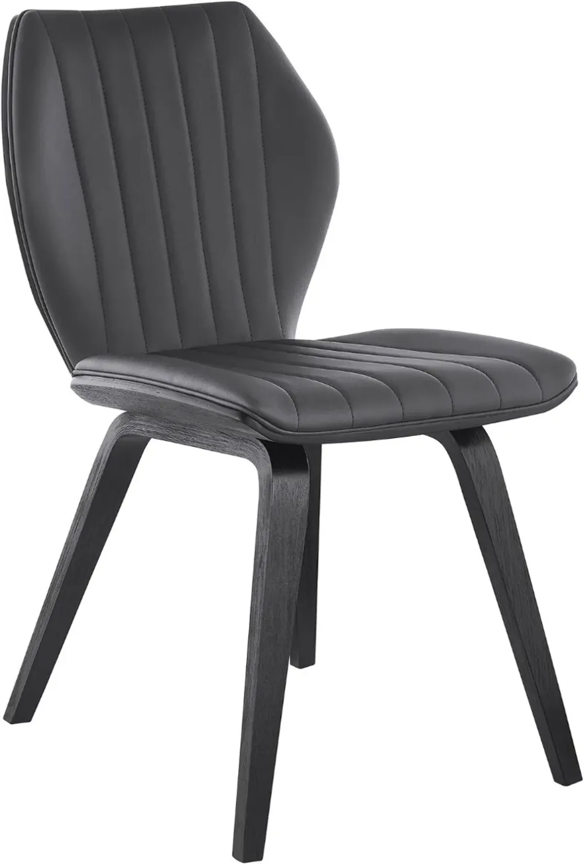 Armen Living Ontario 2-Piece Gray Dining Chairs