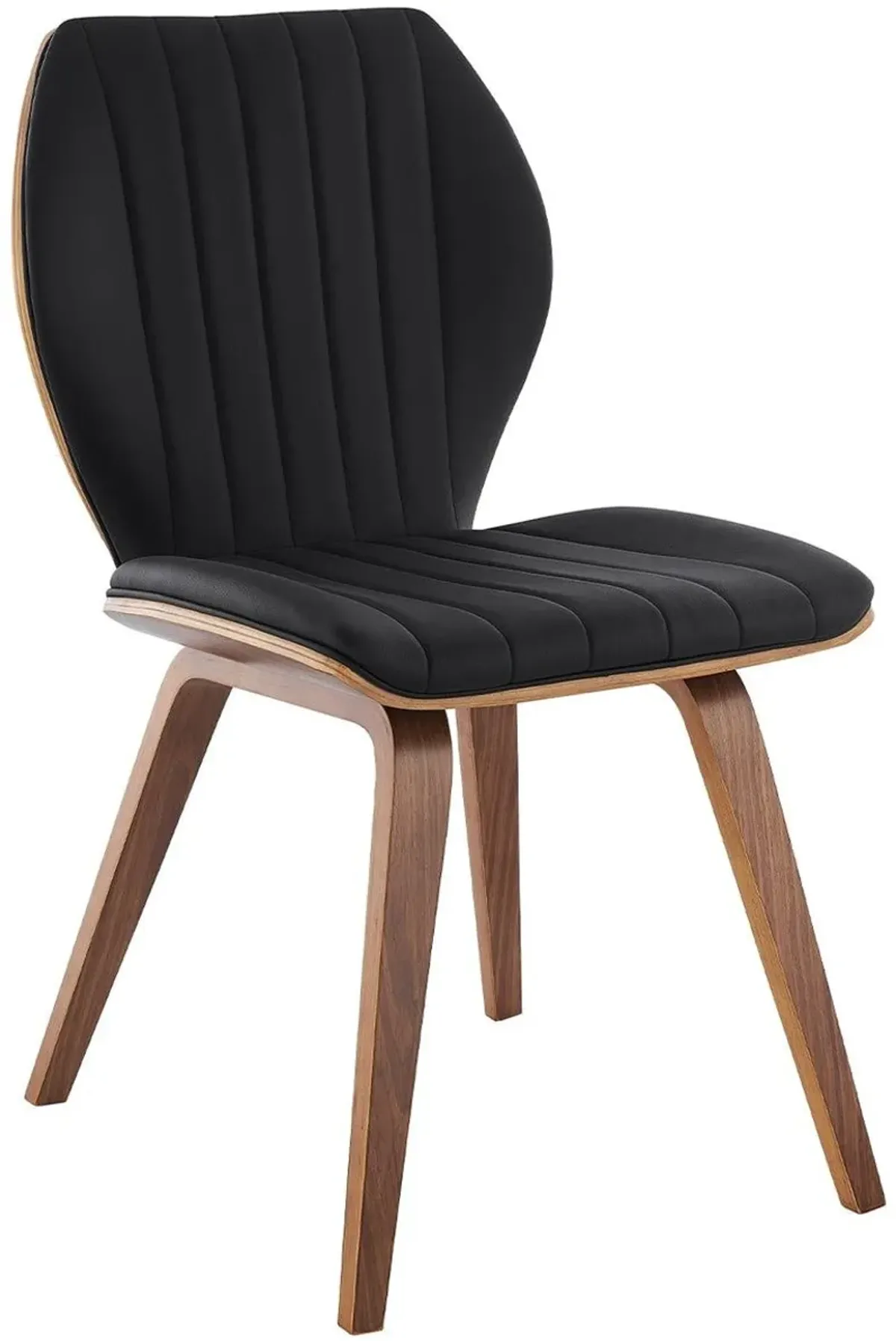 Armen Living Ontario 2-Piece Black Dining Chairs