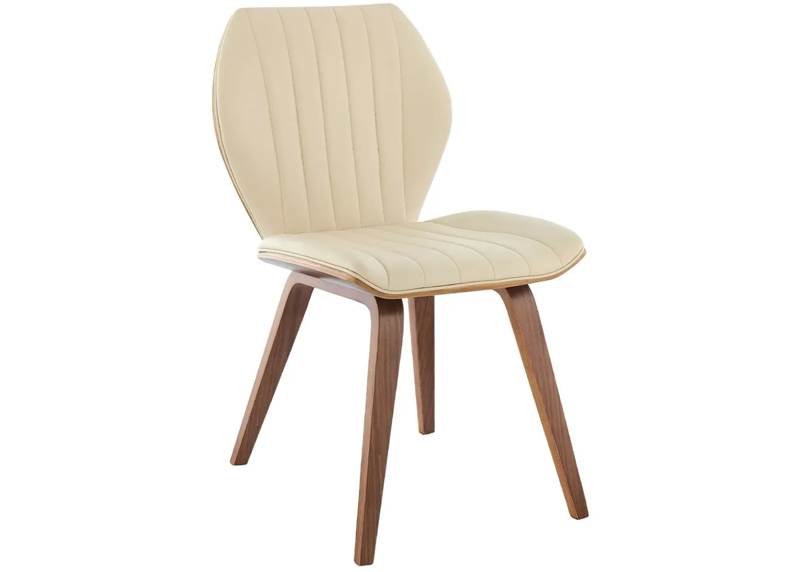 Armen Living Ontario 2-Piece Cream Dining Chairs