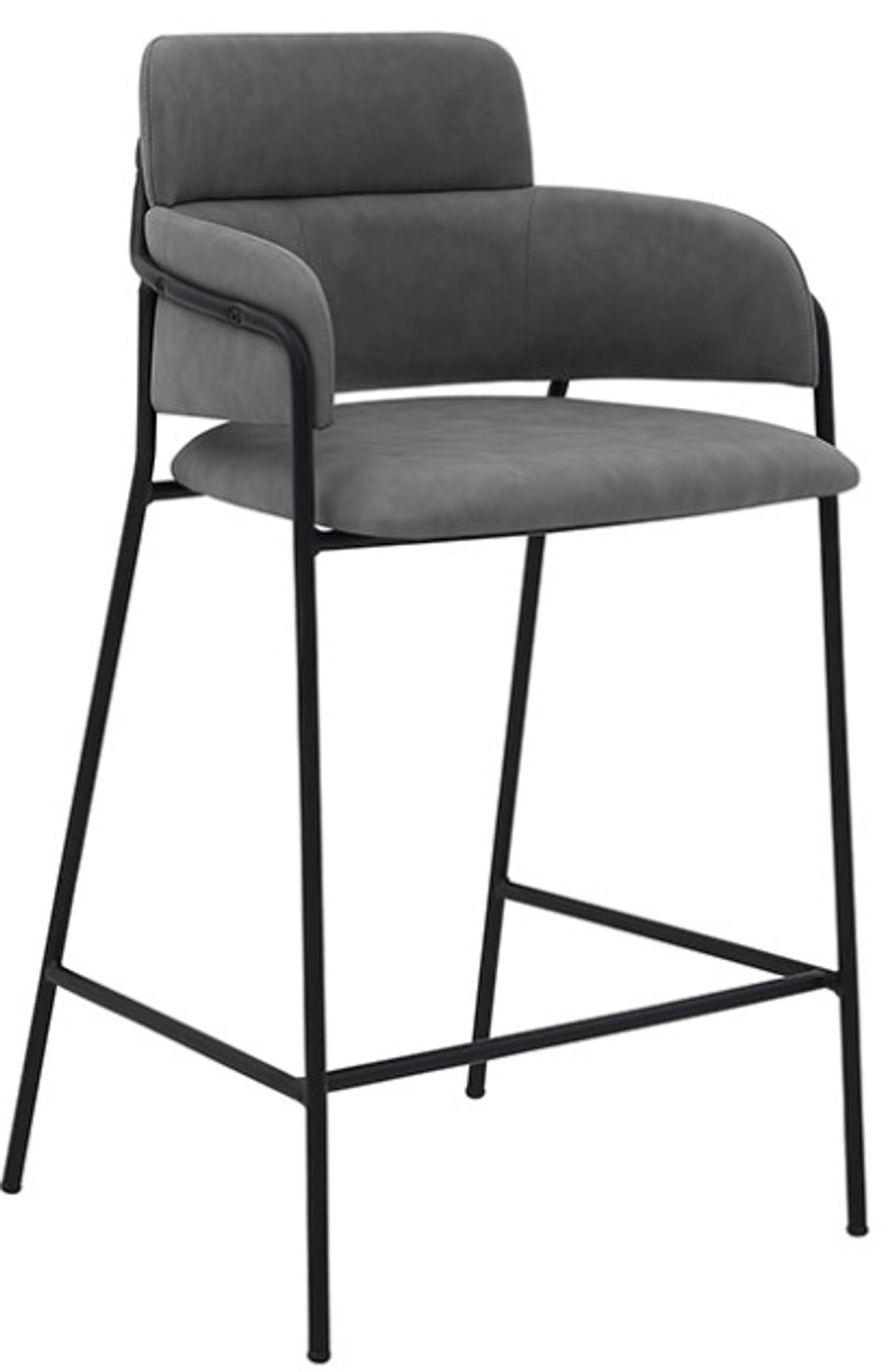 Armen Living Oshen Gray 26" Counter Stool