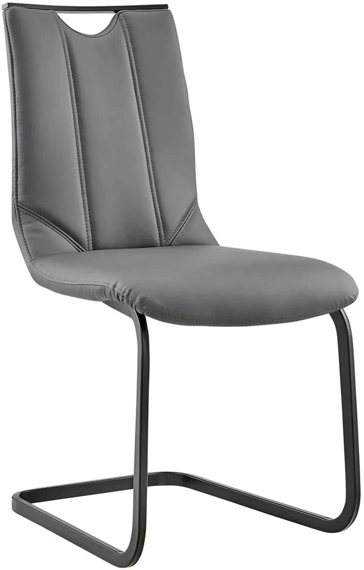 Armen Living Pacific 2-Piece Gray Dining Chairs