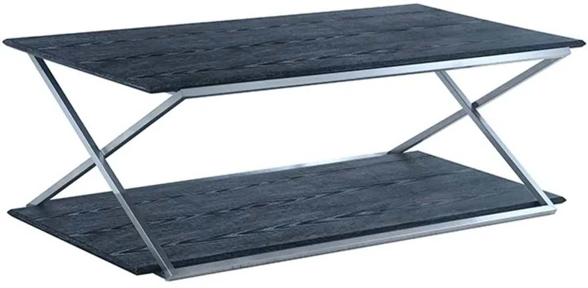 Armen Living Westlake Black Coffee Table