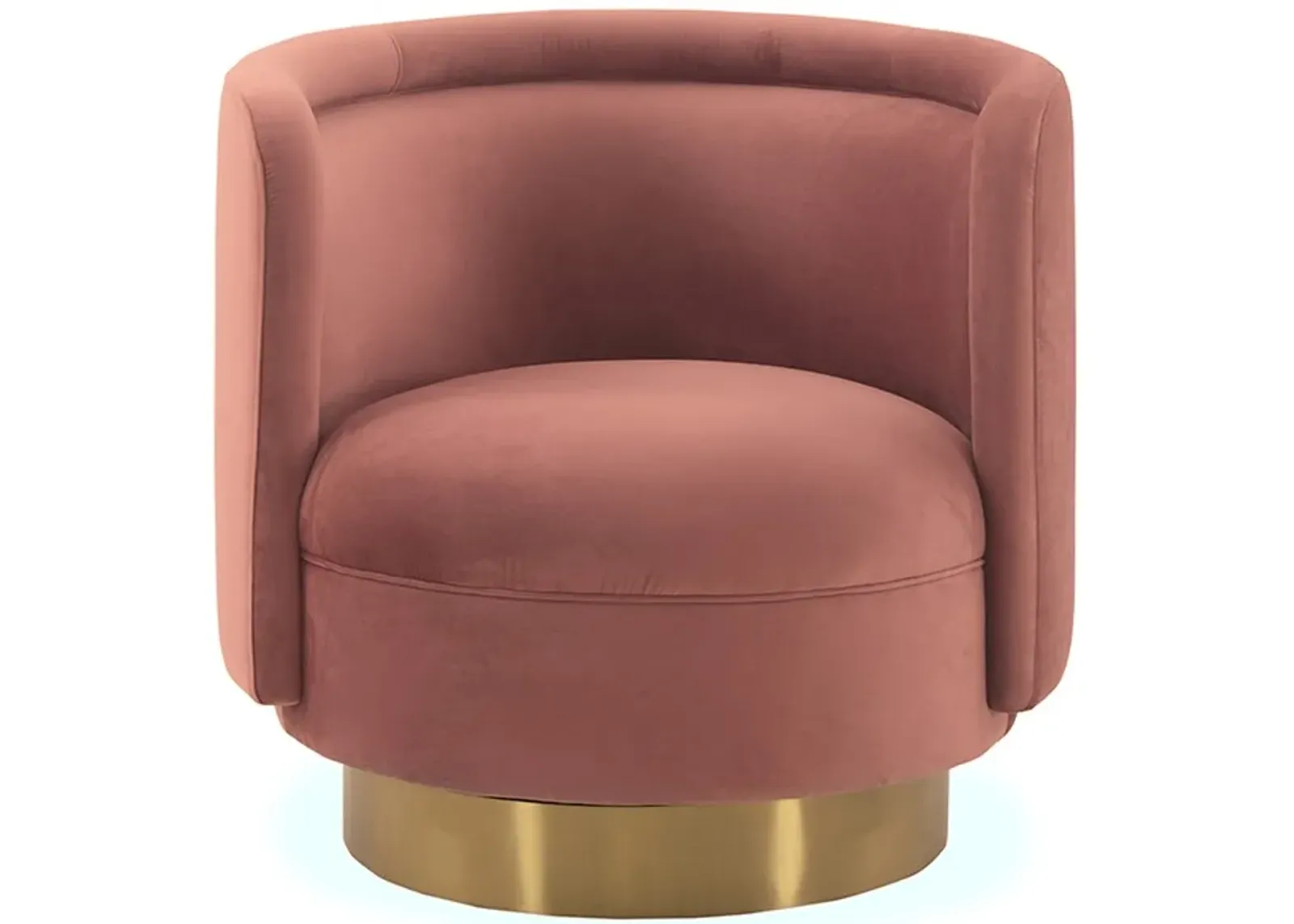 Armen Living Peony Blush Accent Chair