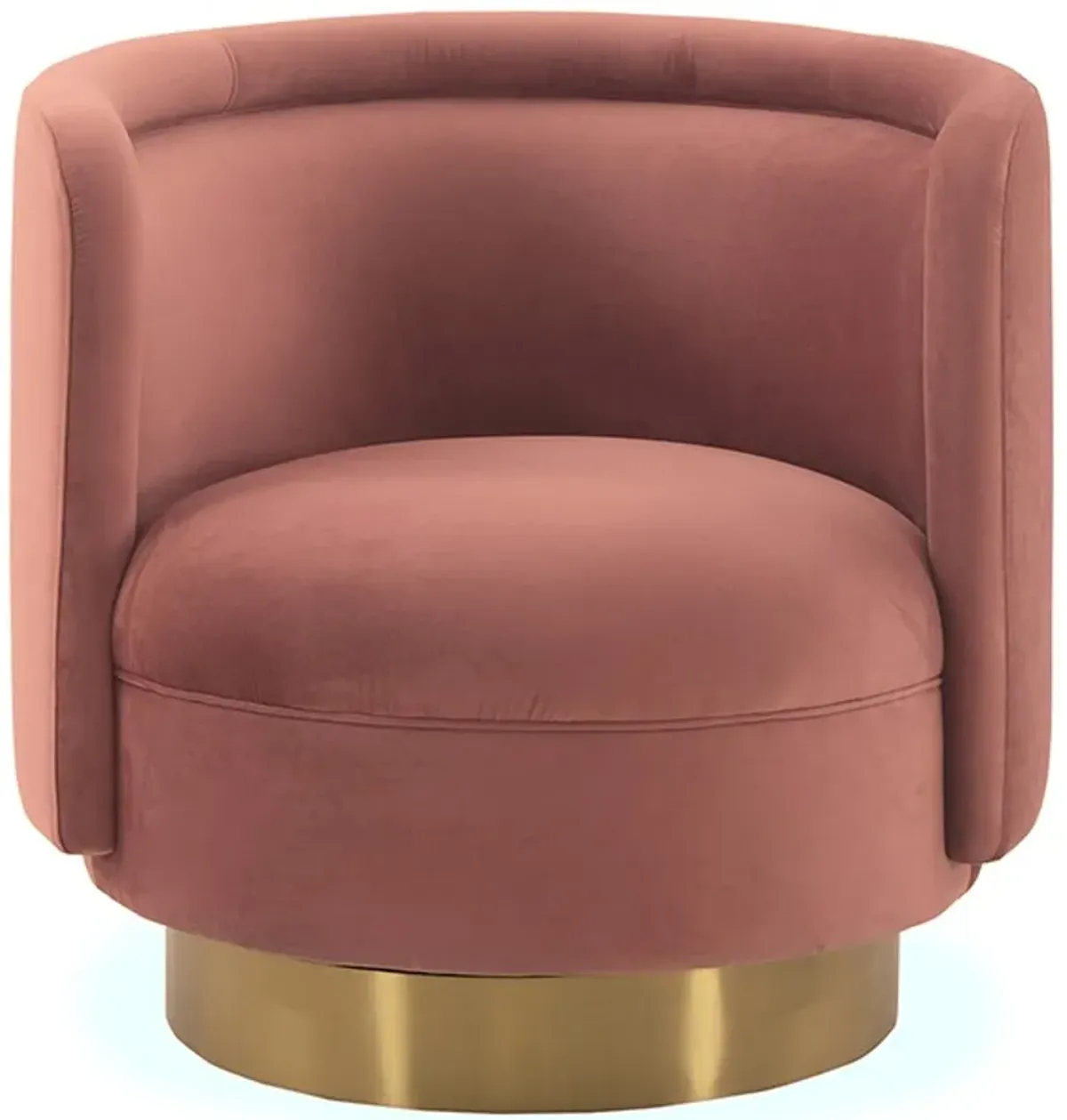 Armen Living Peony Blush Accent Chair