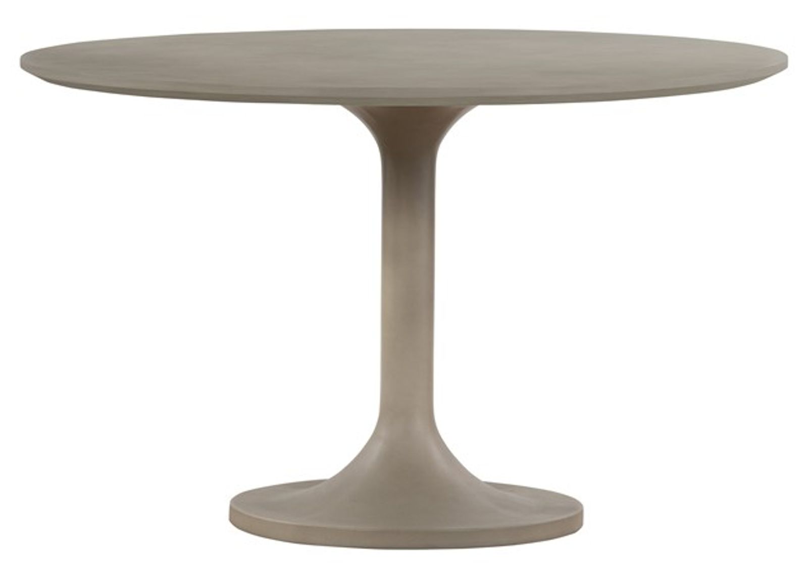 Armen Living Pippa Medium Gray Round Dining Table