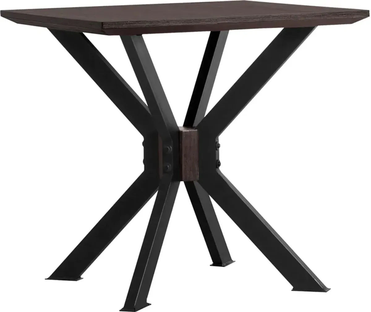 Armen Living Pirate Brown End Table