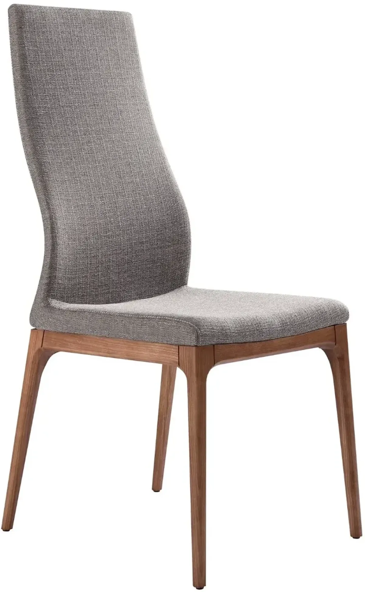 Armen Living Parker 2-Piece Gray Dining Chair