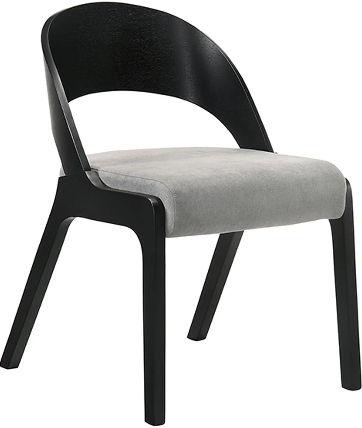 Armen Living Polly Black Dining Accent Chairs