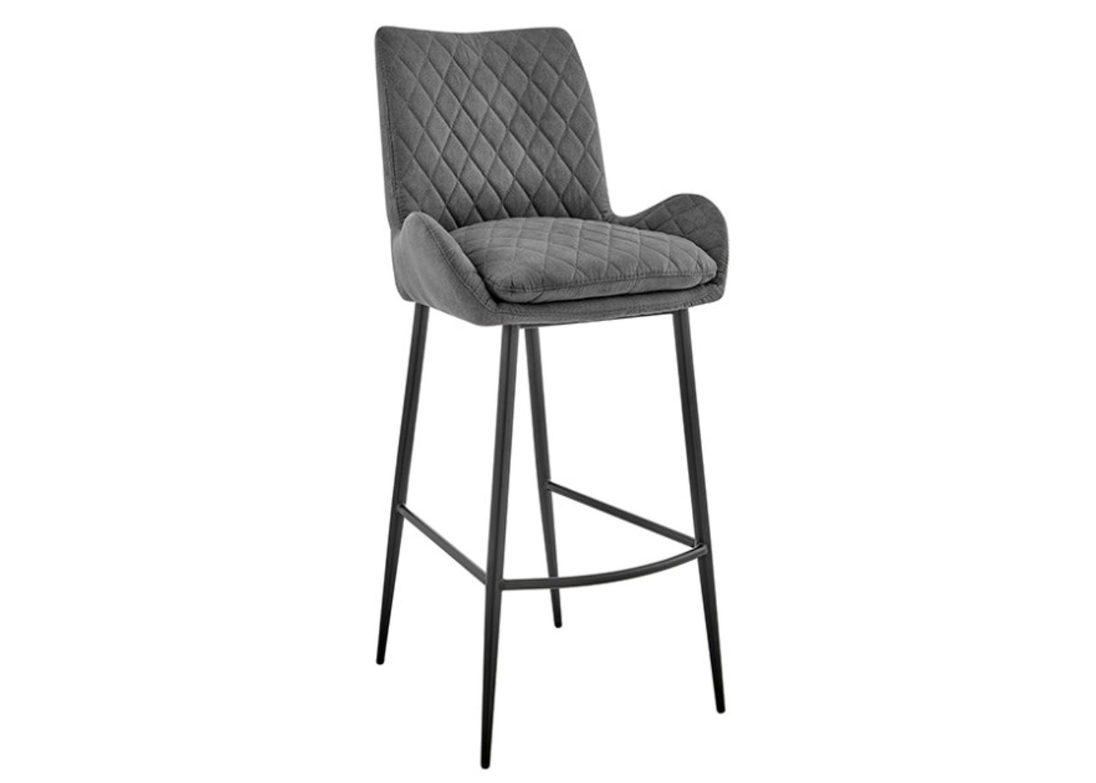 Armen Living Panama Charcoal 26" Counter Stool