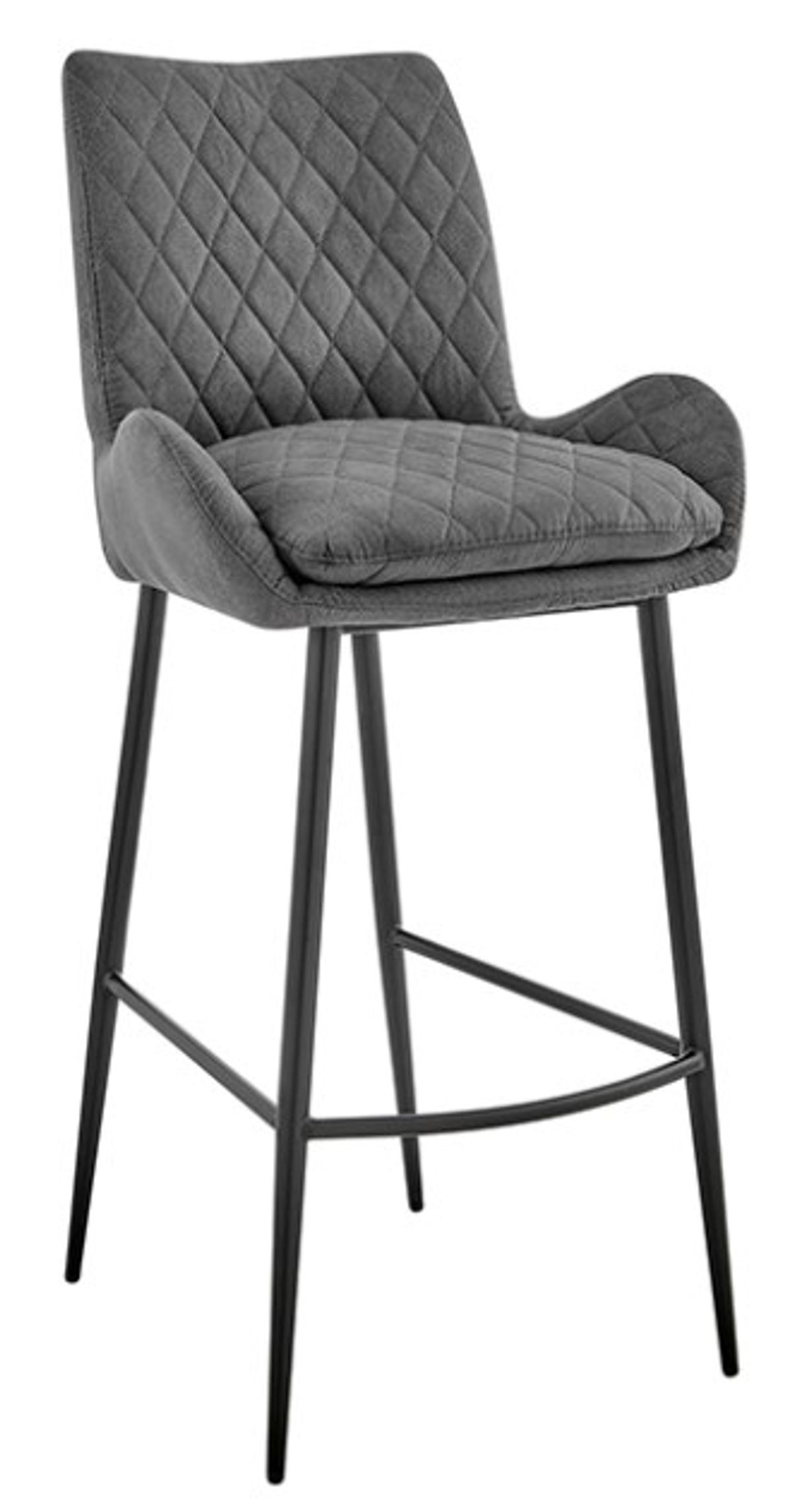 Armen Living Panama Charcoal 26" Counter Stool