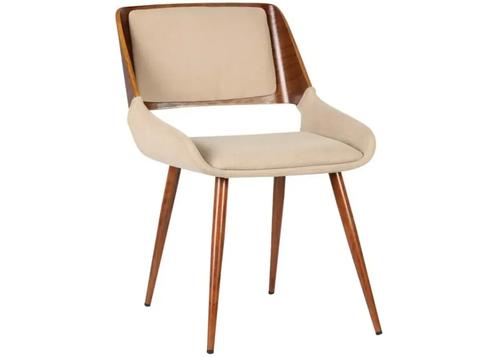 Armen Living Panda Brown Dining Chair