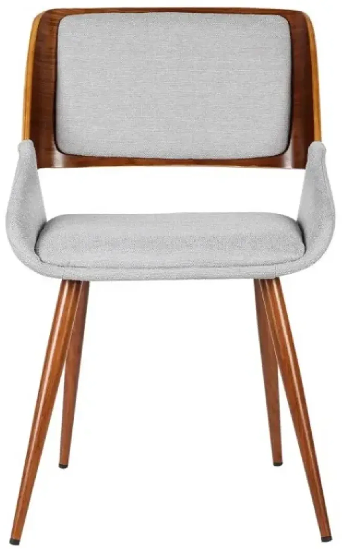 Armen Living Panda Gray Dining Chair