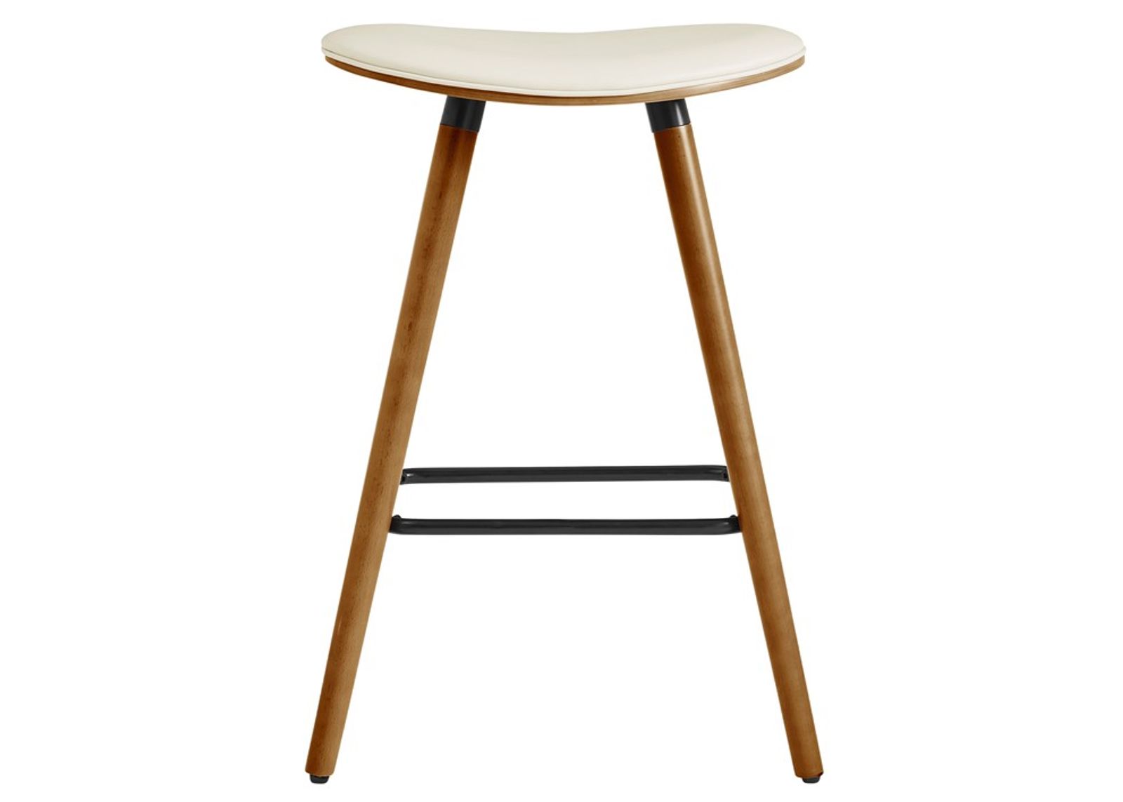 Armen Living Piper Cream 26" Backless Counter Stool