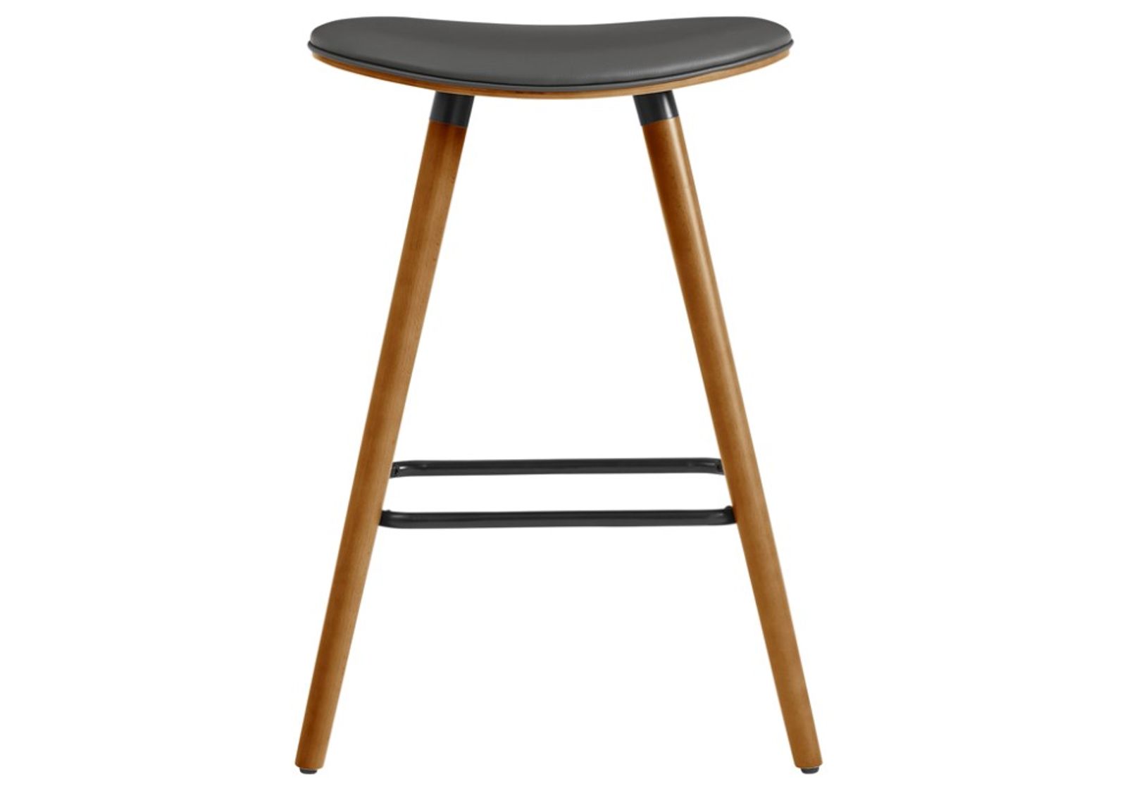 Armen Living Piper Gray 26" Backless Counter Stool