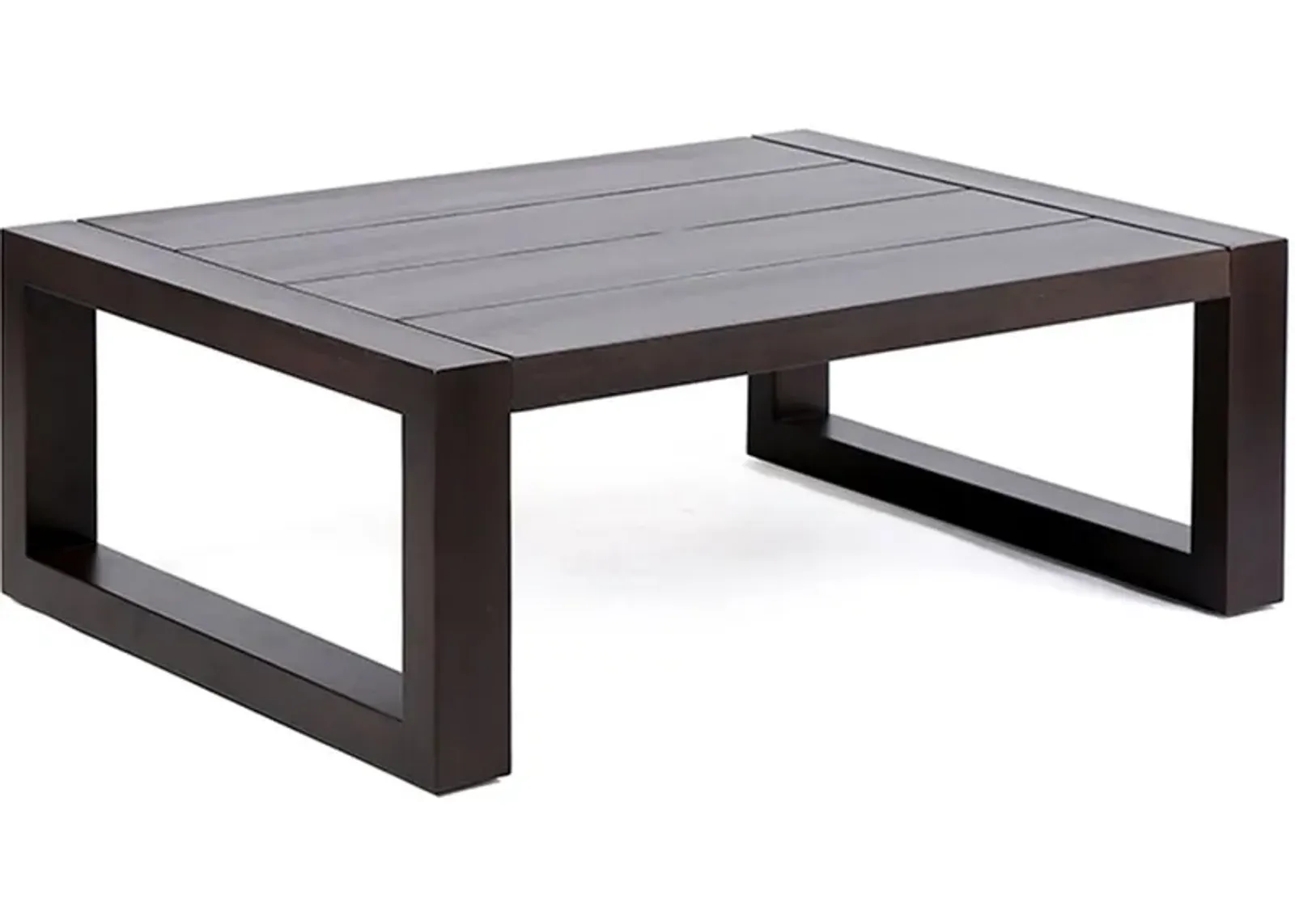 Armen Living Paradise Dark Eucalyptus Outdoor Coffee Table